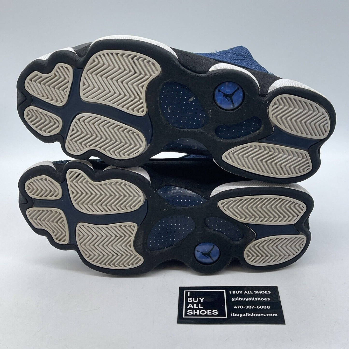 Size 7.5 - Jordan 13 Navy Blue Black White Suede (DJ5982-400)