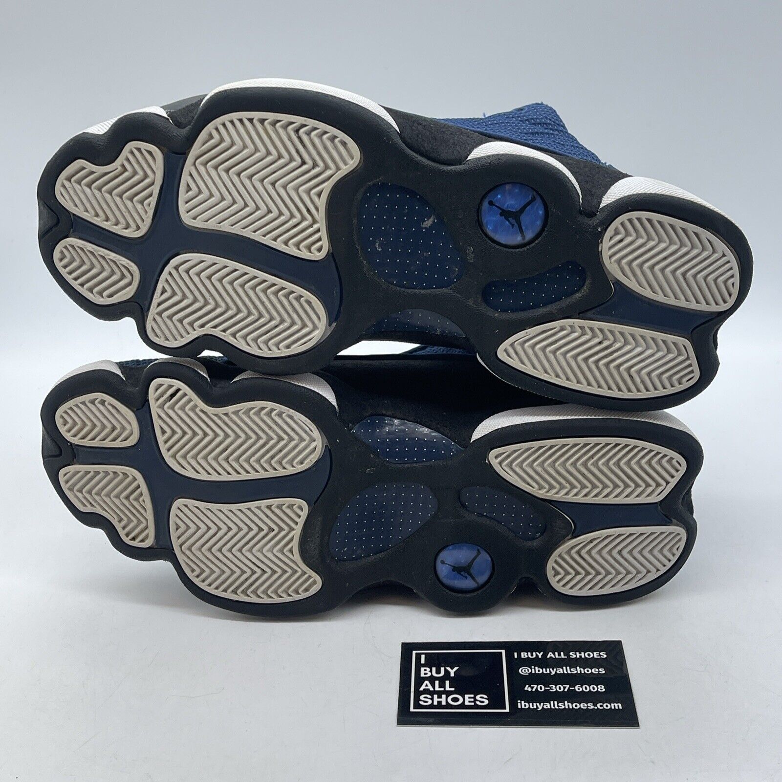 Size 7.5 - Jordan 13 Navy Blue Black White Suede (DJ5982-400)