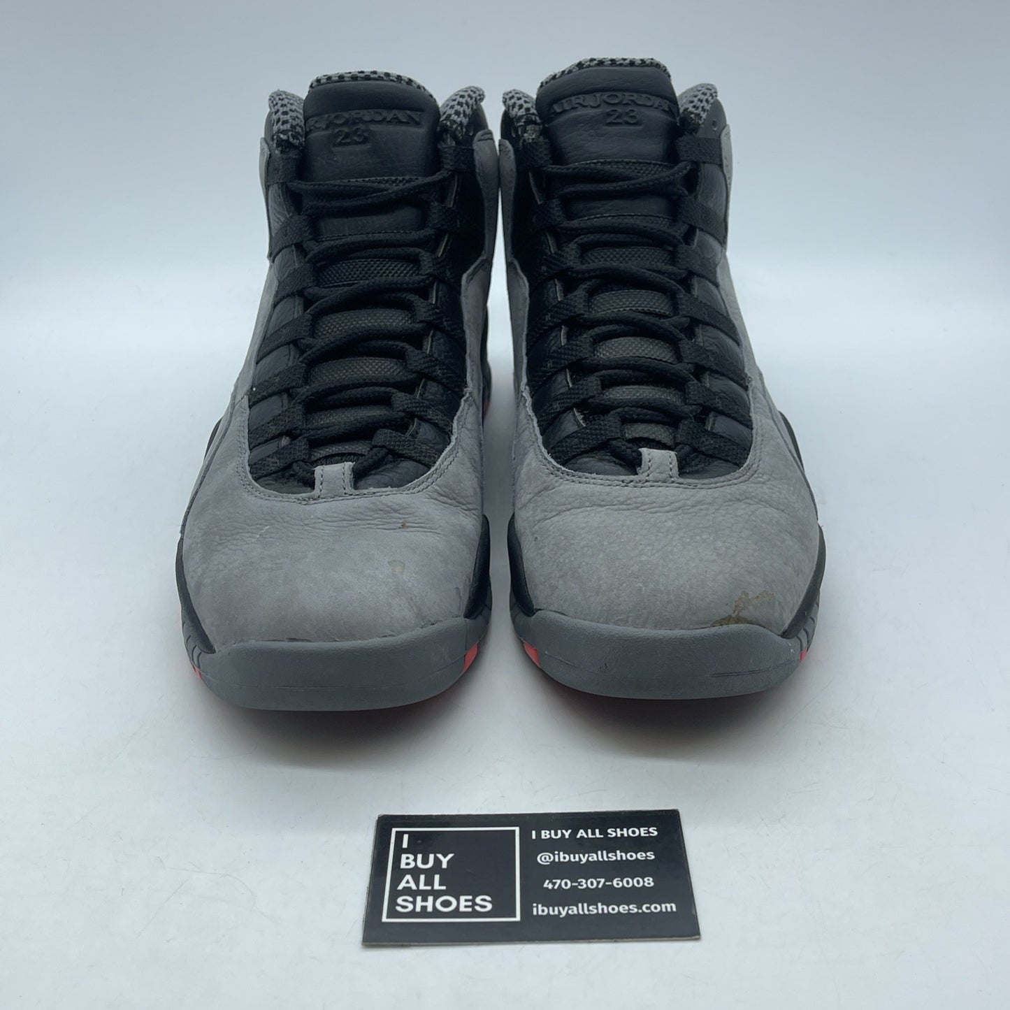 Size 10.5 - Air Jordan 10 Retro Cool Grey Black Suede Leather (310805-023)