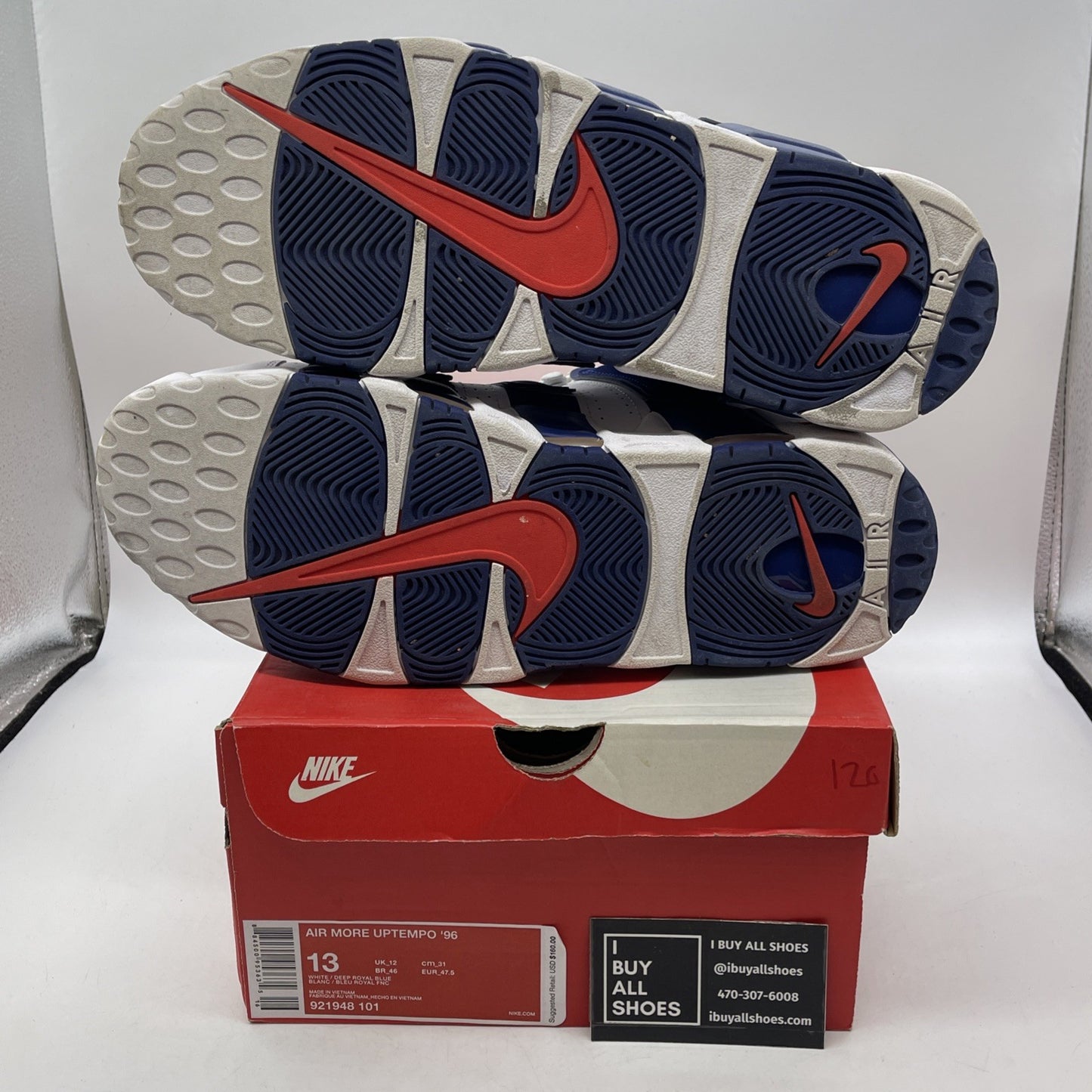 Size 13 - Nike Air More Uptempo Knicks (921948-101)