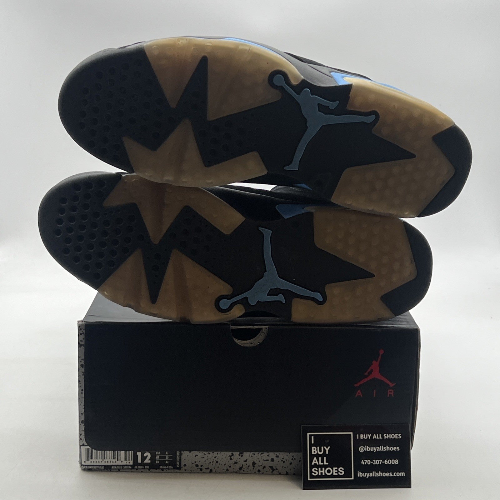 Size 12 - Air Jordan 6 Retro UNC (384664-006)