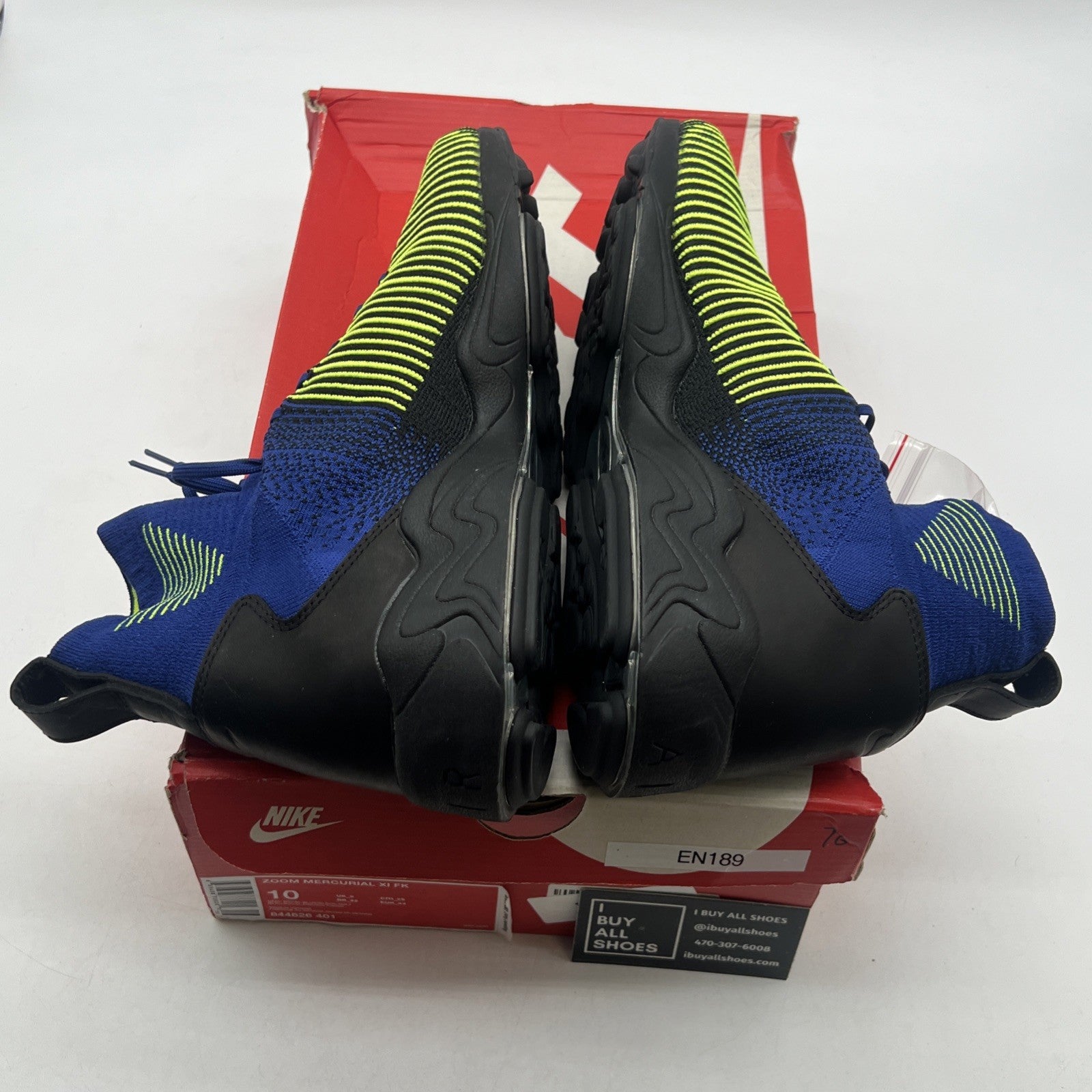 Size 10 - Nike Zoom Mercurial Flyknit Deep Royal Blue (844626-401)