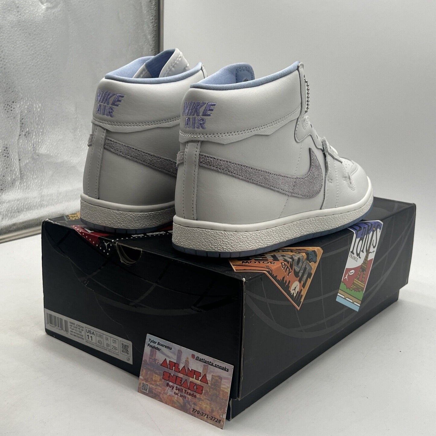 Size 11 - Forget-me-nots x Jordan Air Ship PE SP From Bud To Flower W