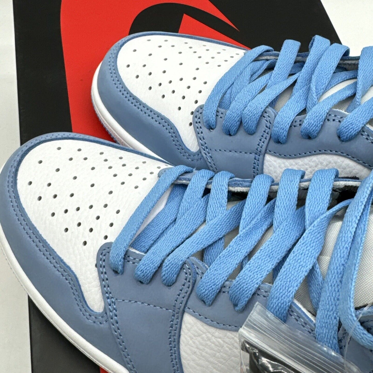 Size 10 - Jordan 1 Retro OG High University Blue Unc Vnds OG All Suede Leather
