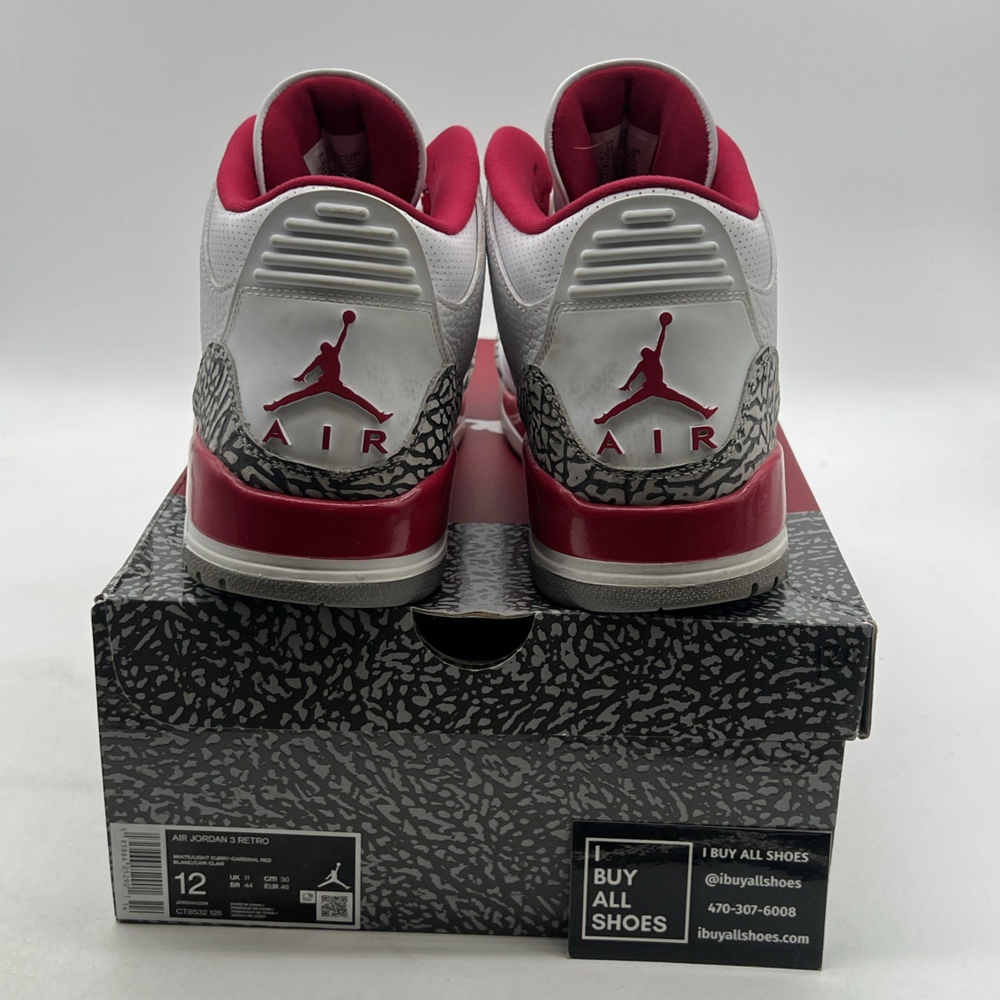 Size 12 - Air Jordan 3 Retro Mid Cardinal Red (CT8532-126)