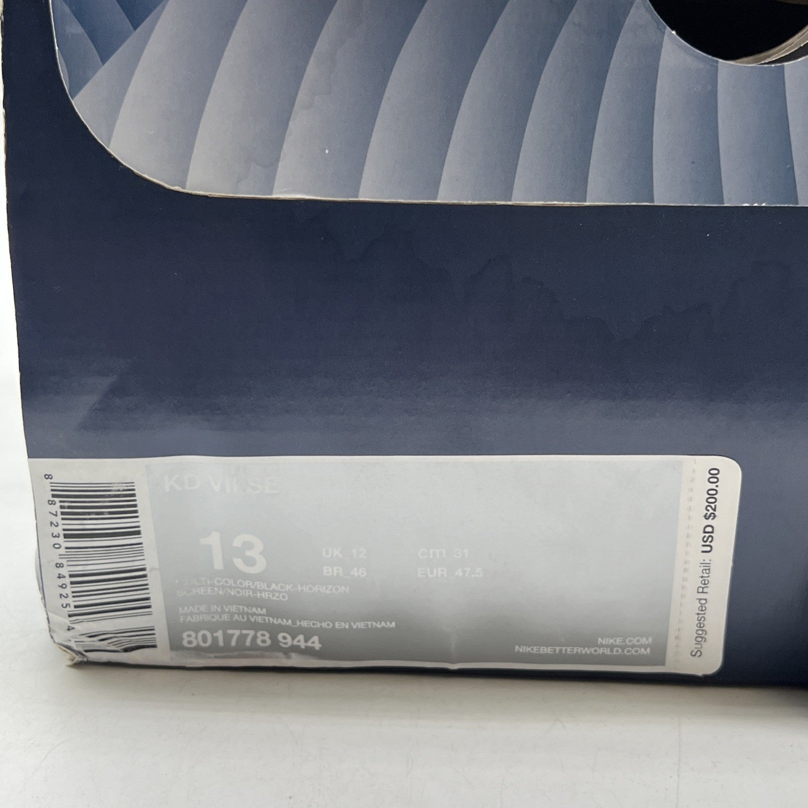 Size 13 - Nike KD 7 What The KD (801778-944)