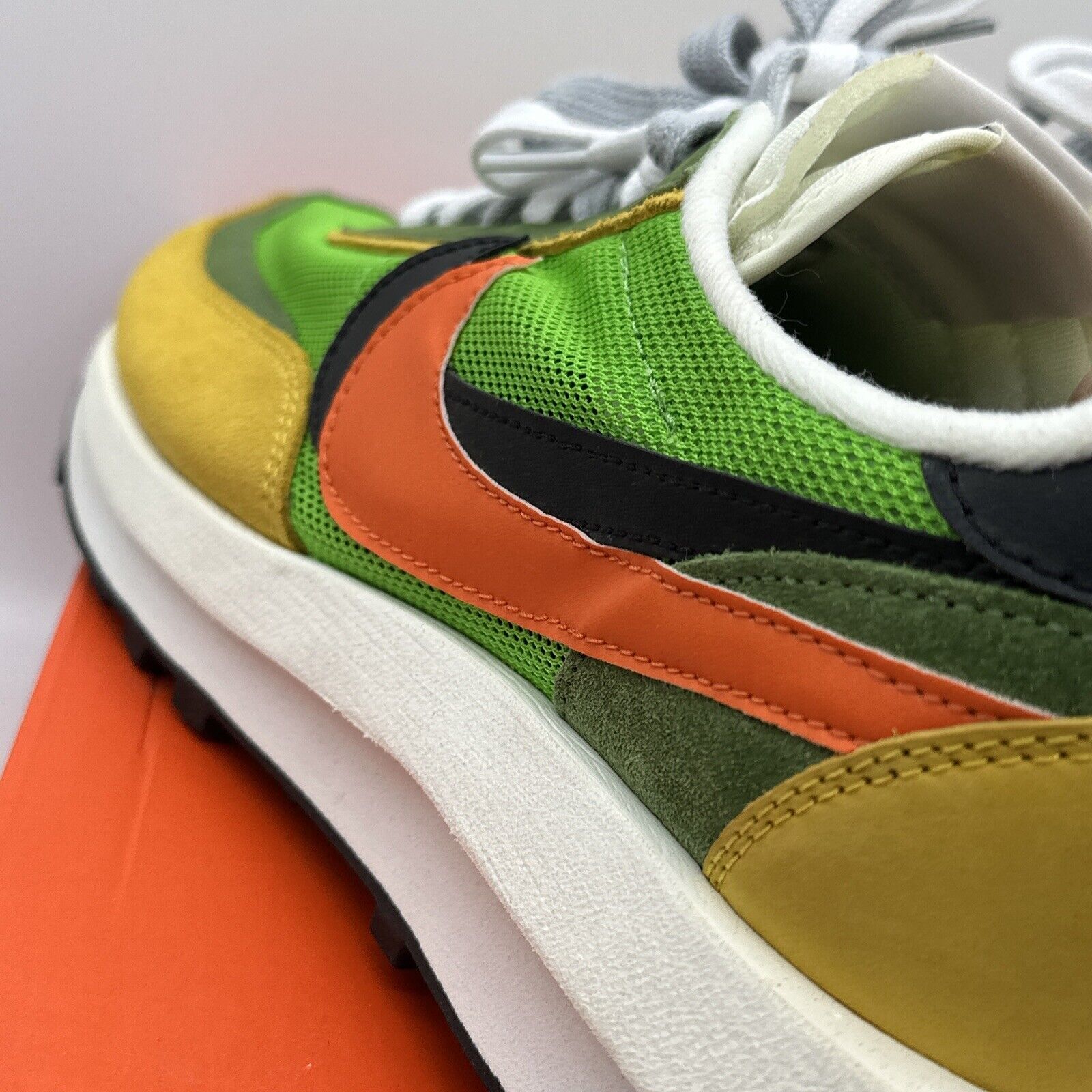 Size 12 - Nike LDWaffle x Sacai Green Gusto 2019