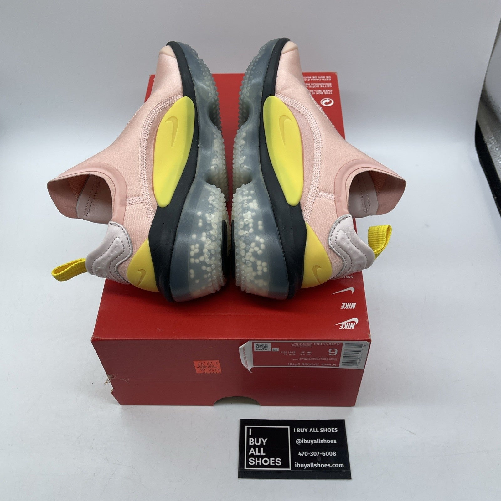 Size 6W - Nike Joyride Optik Coral Stardust  Pink Black Suede (AJ6844-600)