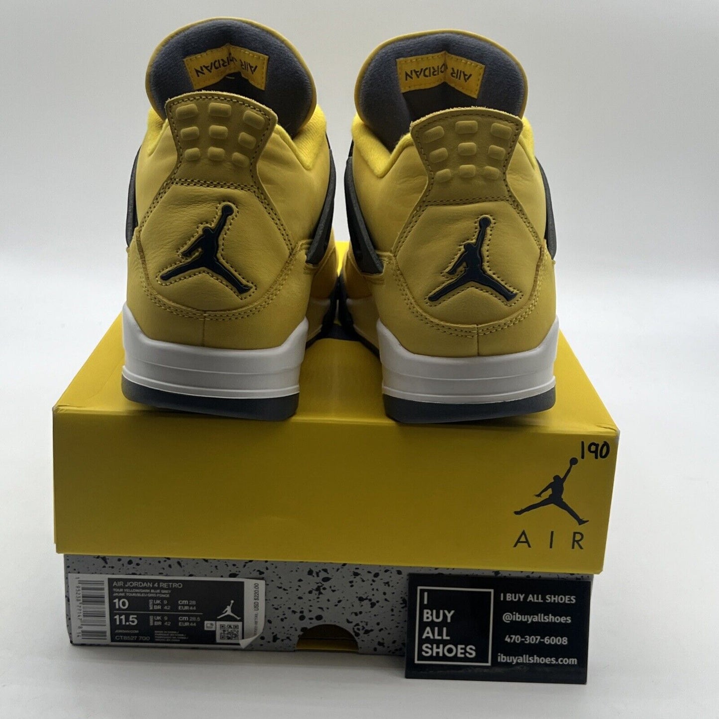 Size 10 - Air Jordan 4 Retro Mid Lightning (CT8527-700)