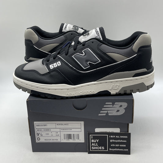 Size 9.5 - New Balance 550 Grey Black Leather (BB550SR1)