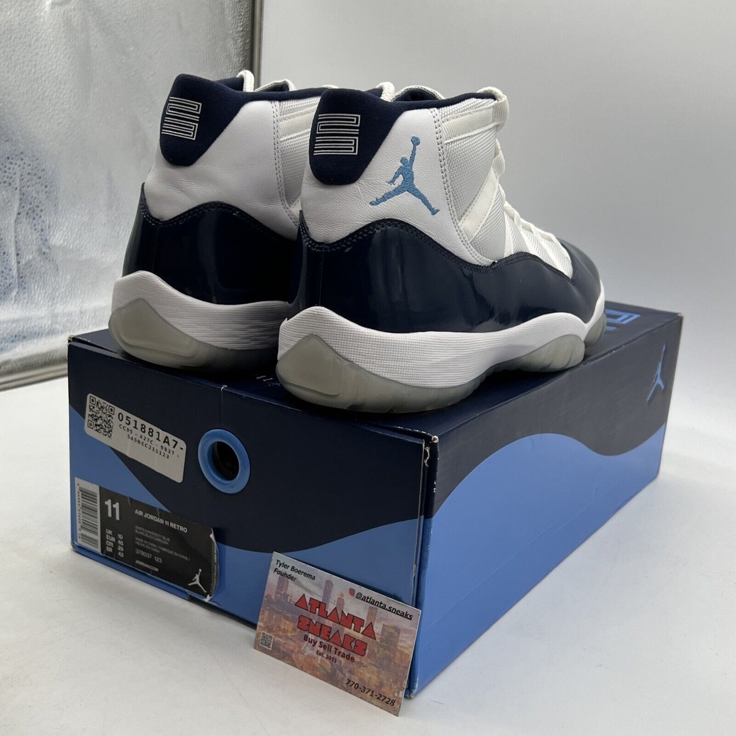 Size 11 - Jordan 11 Retro High Win Like '82 White Leather (378037-123)