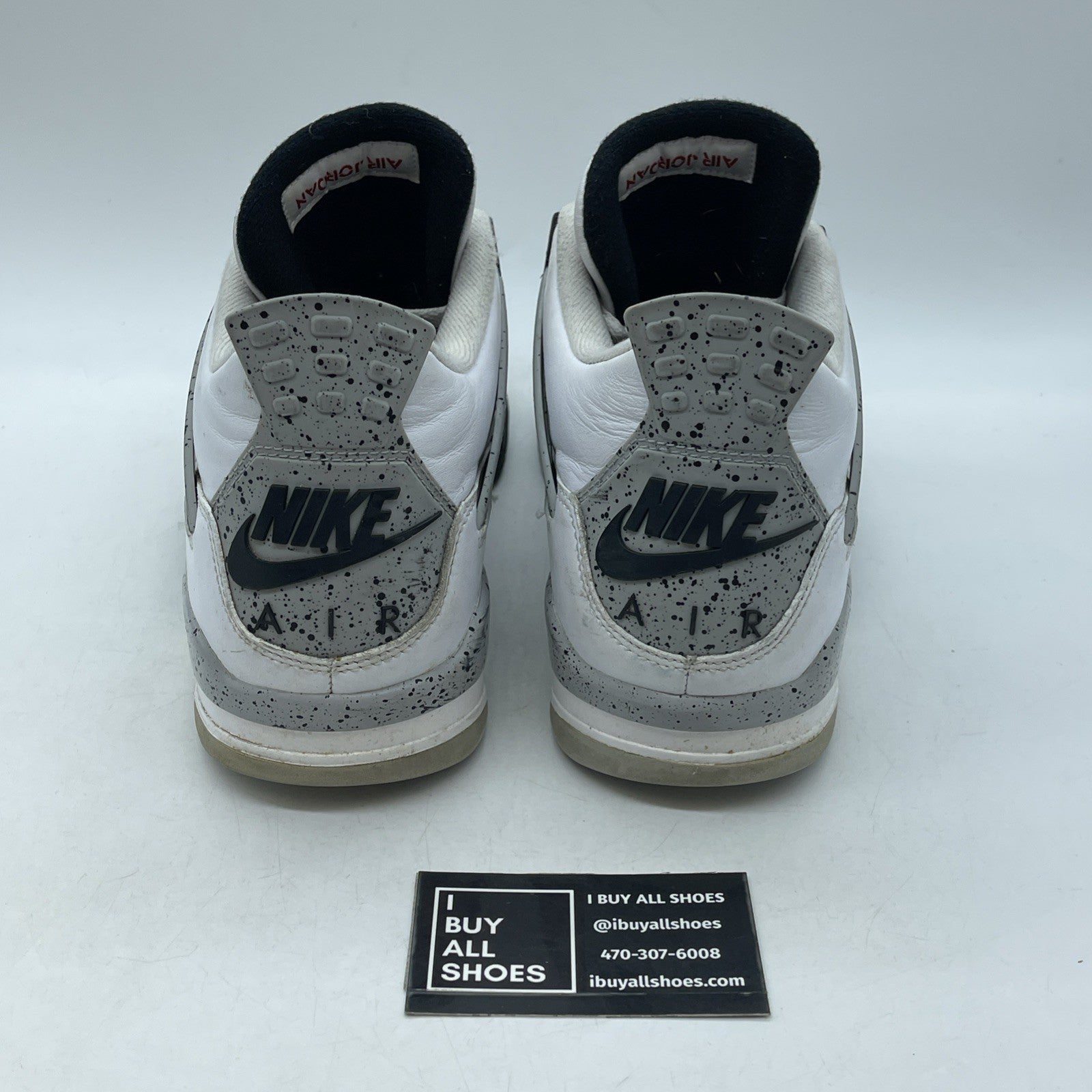 Size 12 - Air Jordan 4 Retro OG Mid White Cement (840606-192)