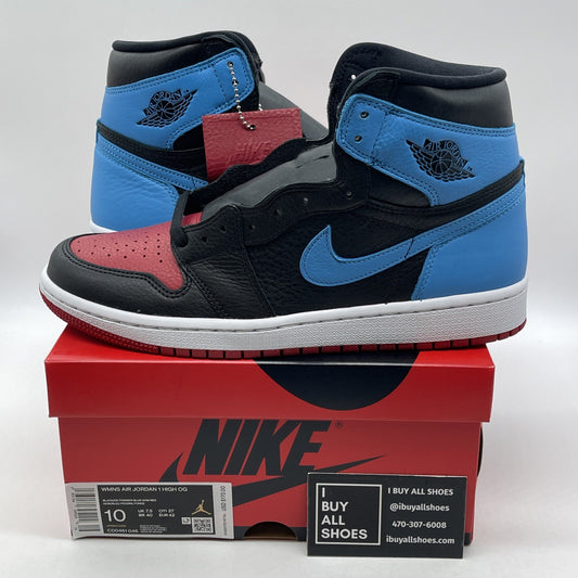 Size 10 - Jordan 1 High OG UNC To Chicago Black Red Blue Leather (CD0461-046)