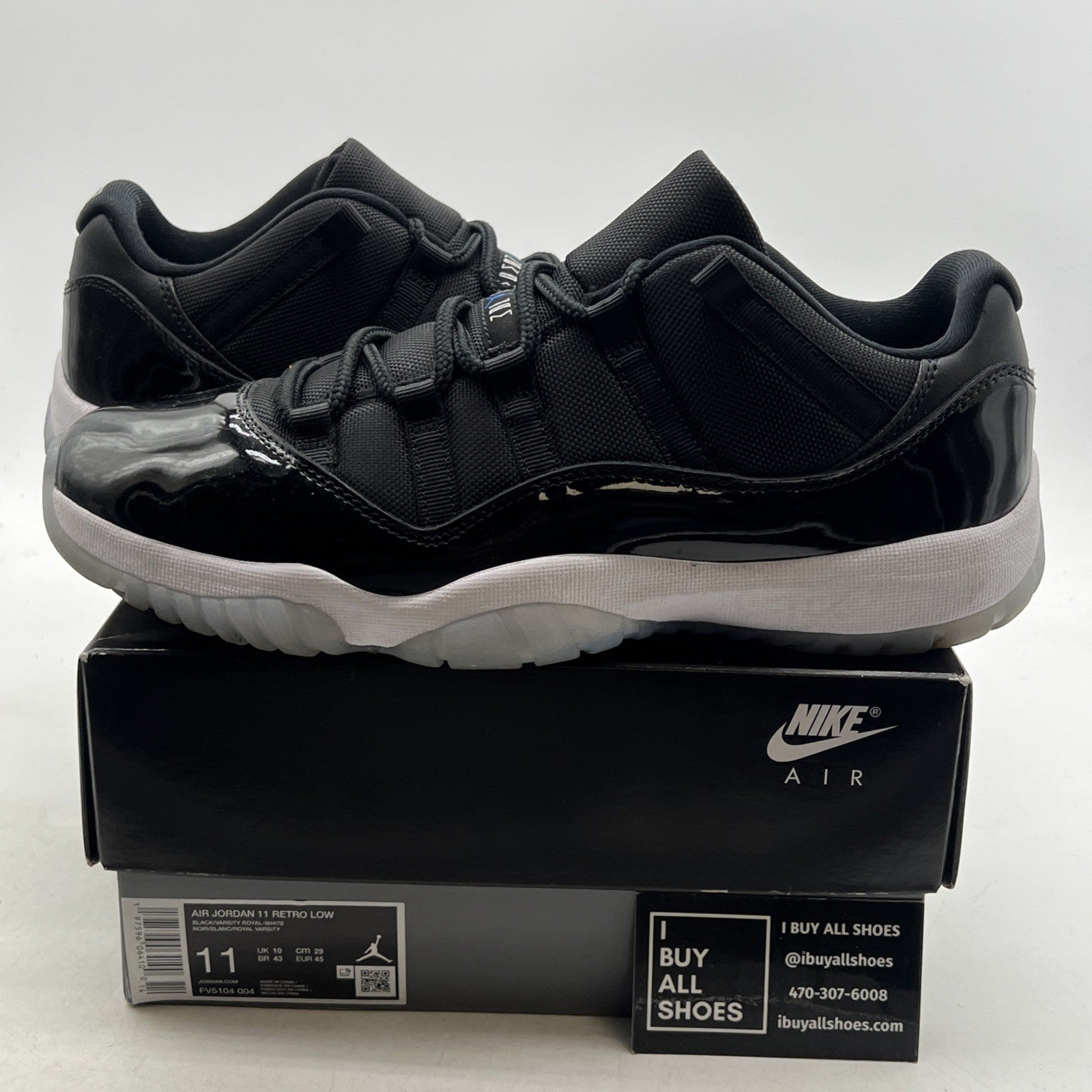 Size 11 - Air Jordan 11 Retro Low Space Jam (FV5104-004)