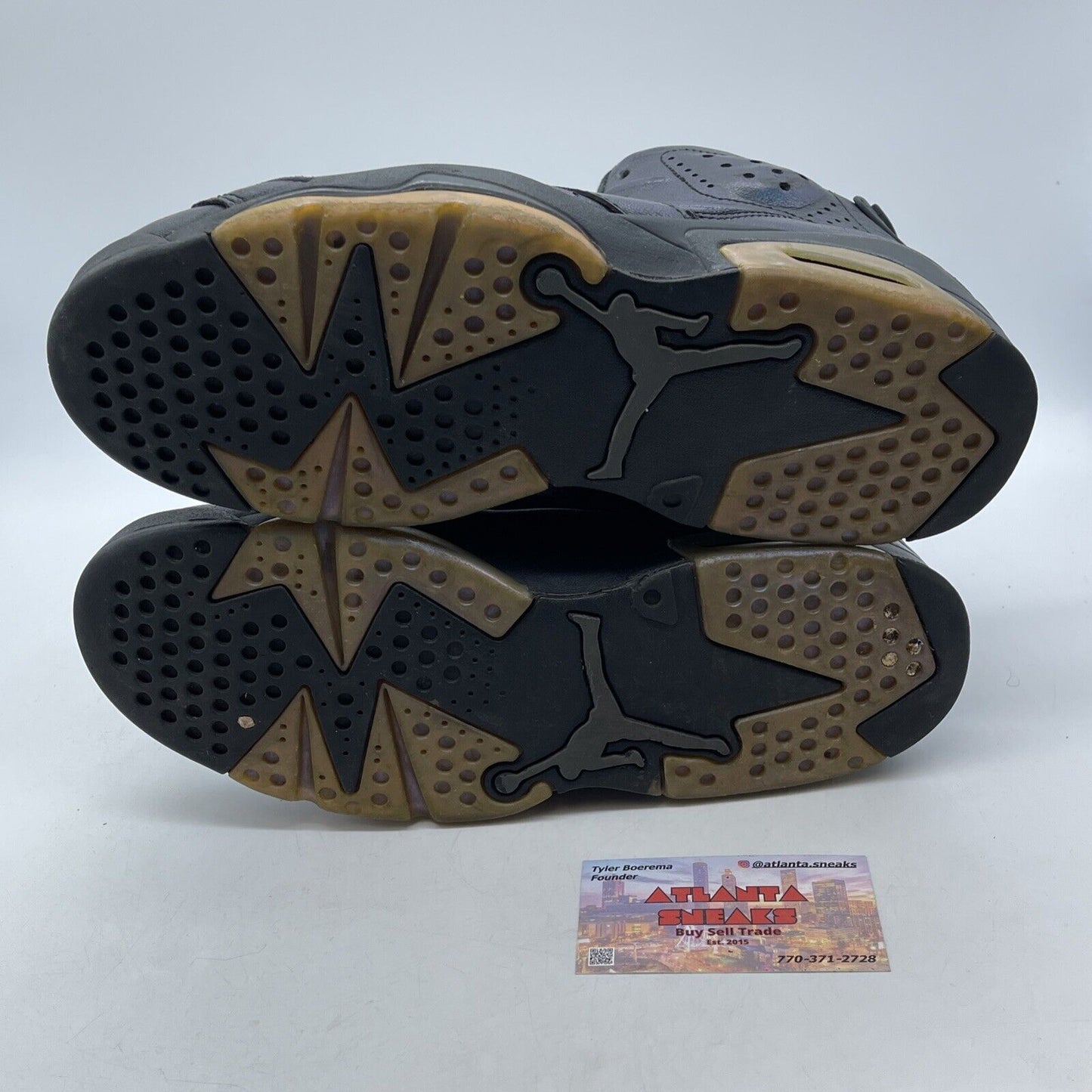 Size 8.5 - Air Jordan 6 Retro All Star - Chameleon Black Leather (907961-015)
