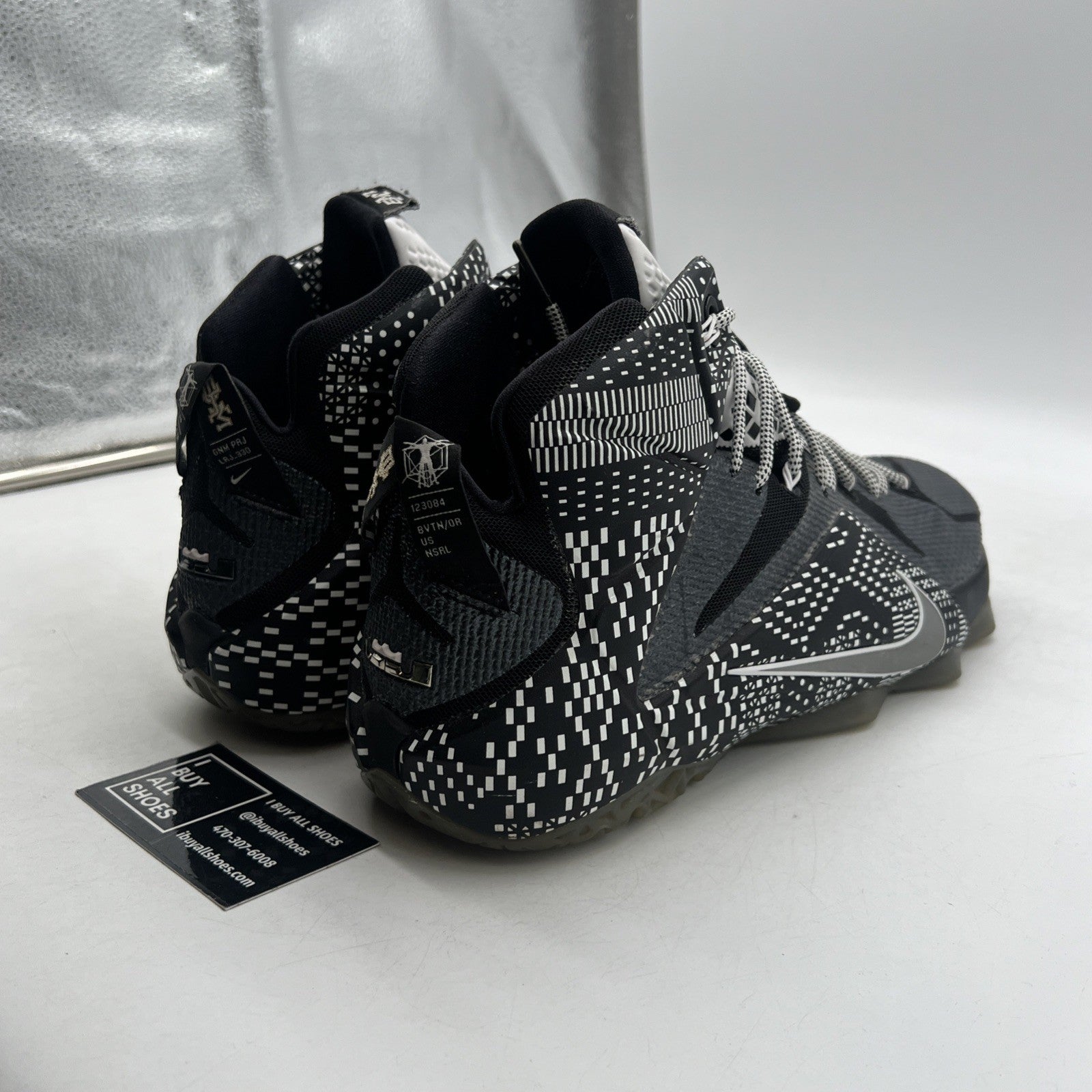 Size 13 - Nike LeBron 12 BHM - (718825-001)