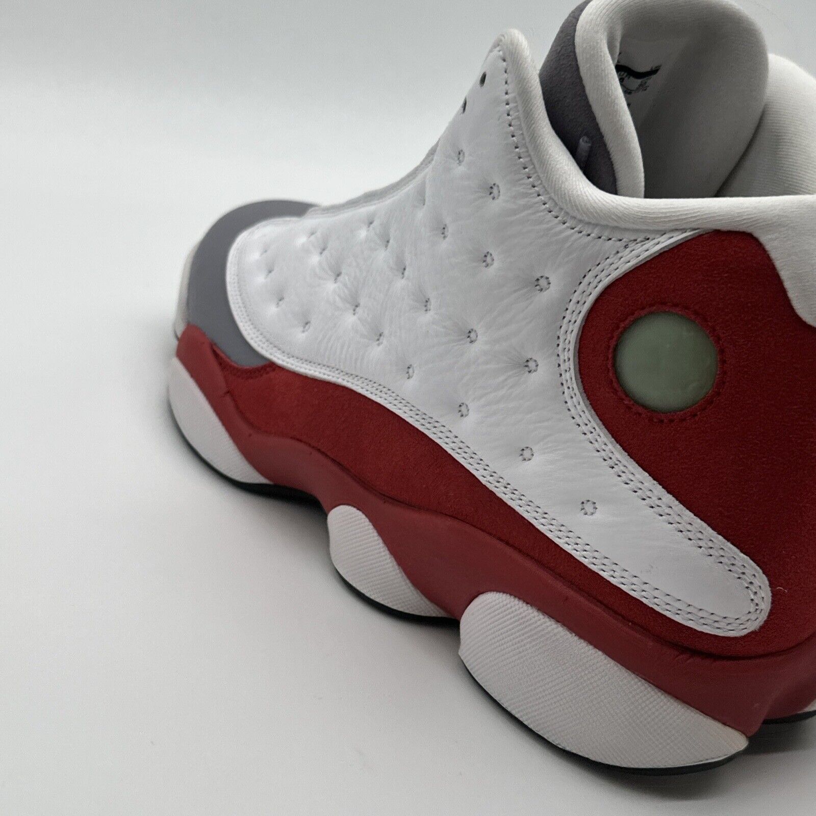 Size 12 - Jordan 13 Retro Grey Toe 2014 Premium, Leather, White, Red Suede OG