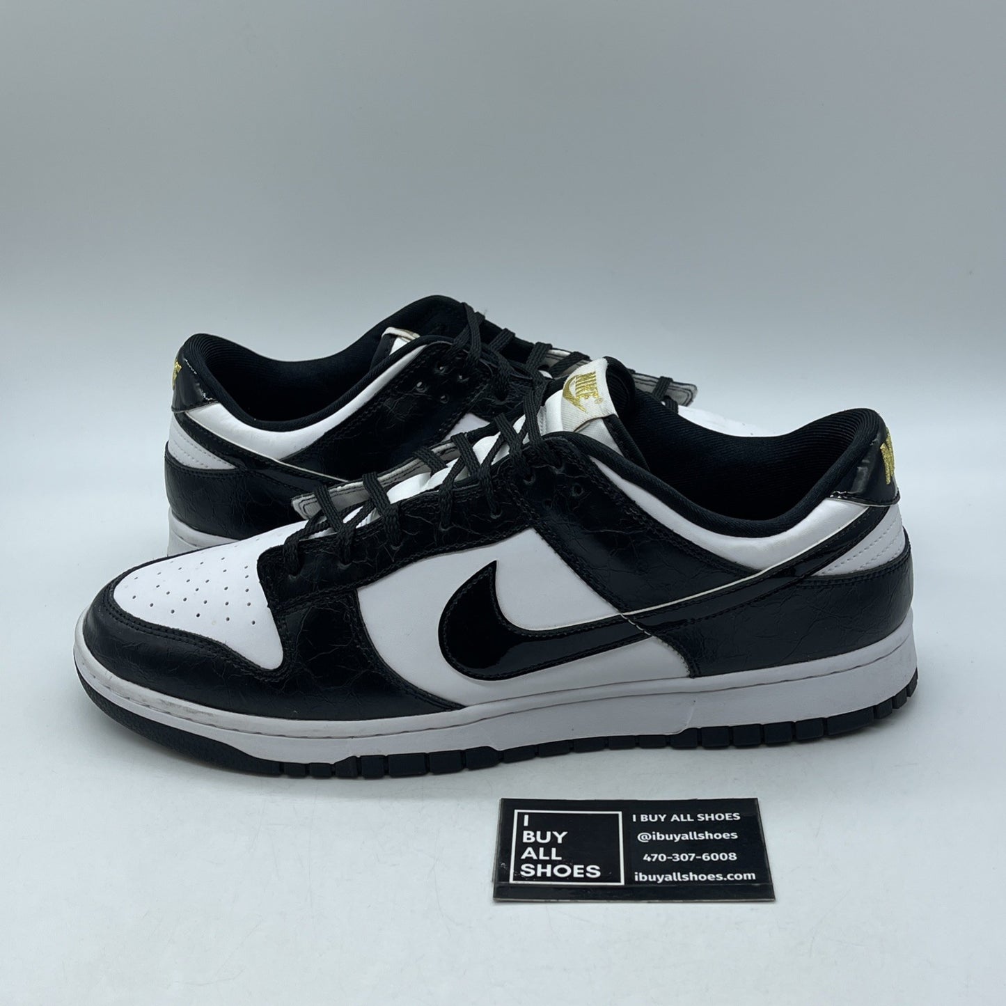 Size 13 - Nike Dunk SE Low World Champ White Black Leather (DR9511-100)