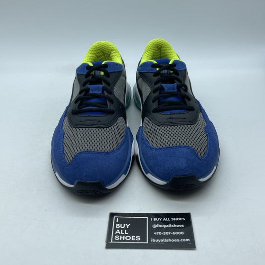 Size 9 - PUMA Storm Origin Blue Black Grey Blue Suede Leather (369770-01)