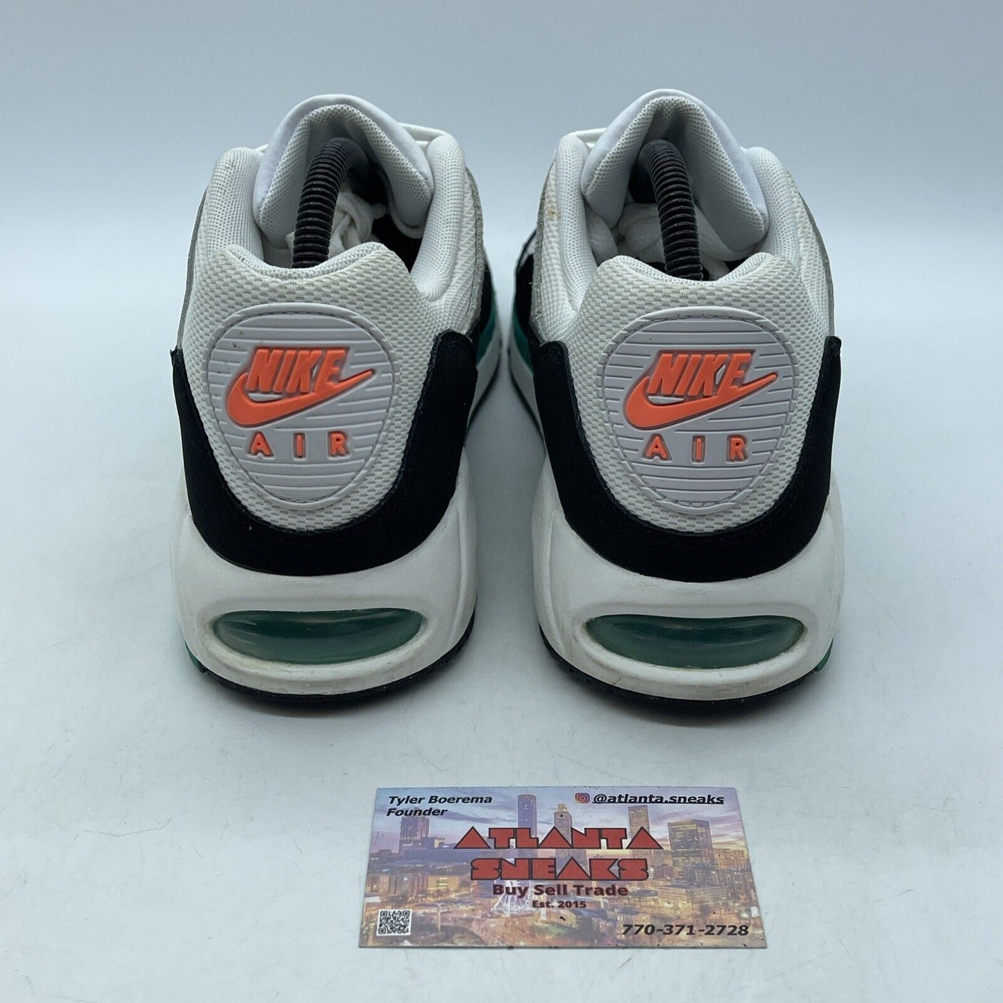Size 10W - Nike Air Max Correlate White Black New Green Black Suede (511417-136)
