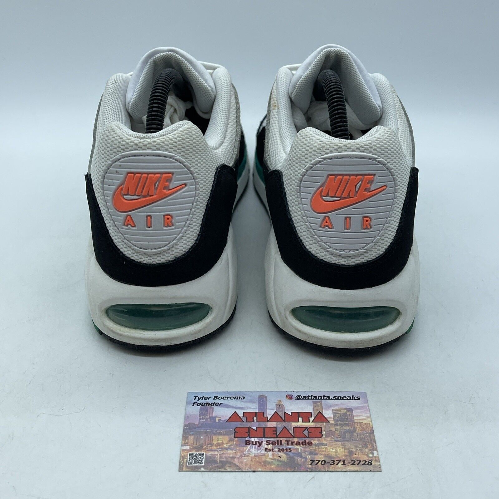 Size 10W - Nike Air Max Correlate White Black New Green Black Suede (511417-136)