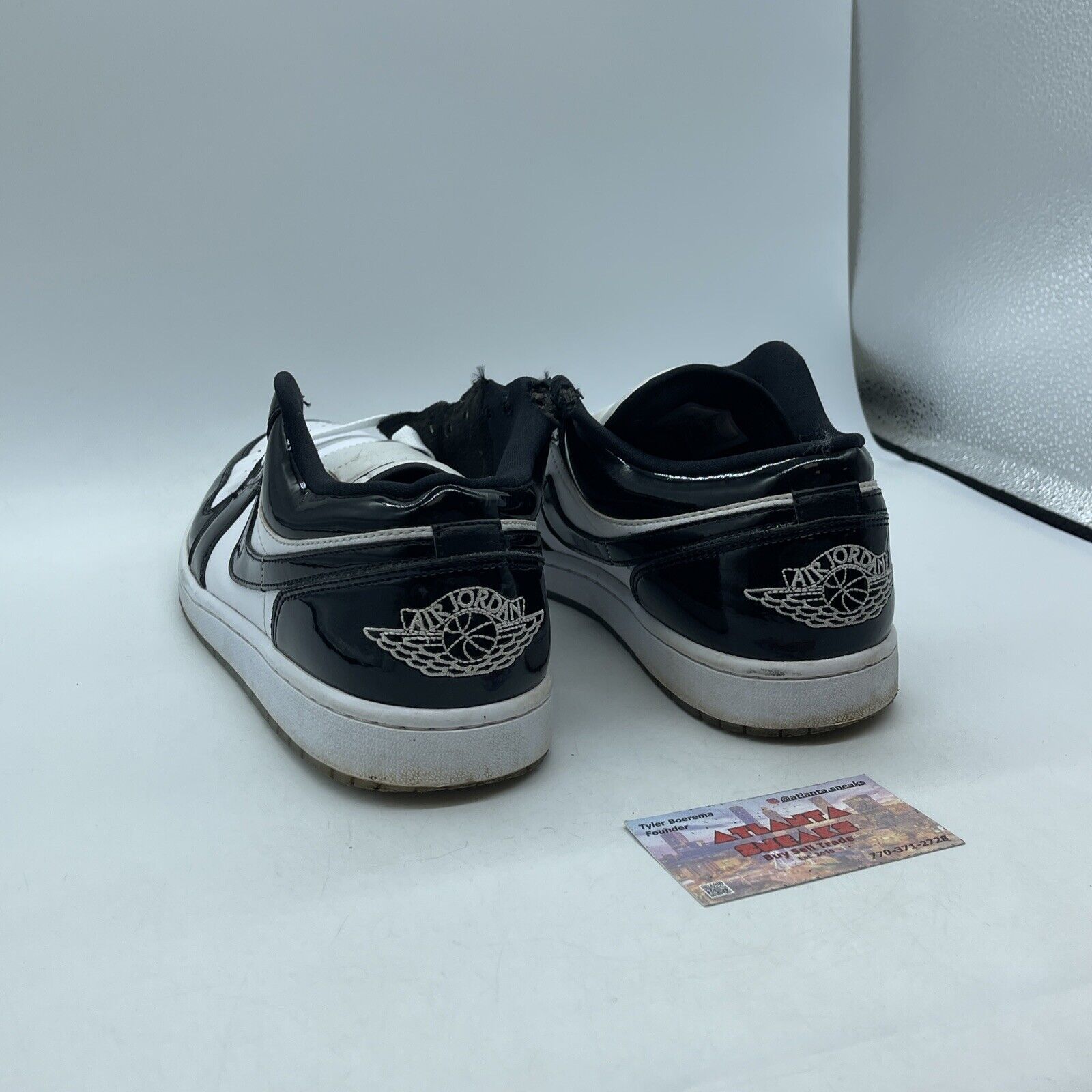 Size 11 - Jordan 1 Low SE Concord Black White Leather (DV1309-100)