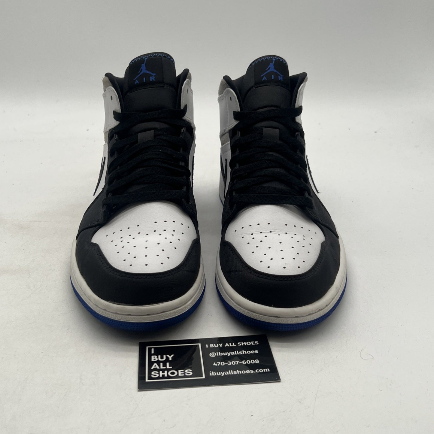 Size 11 - Air Jordan 1 SE Mid Royal Black Toe (852542-102)