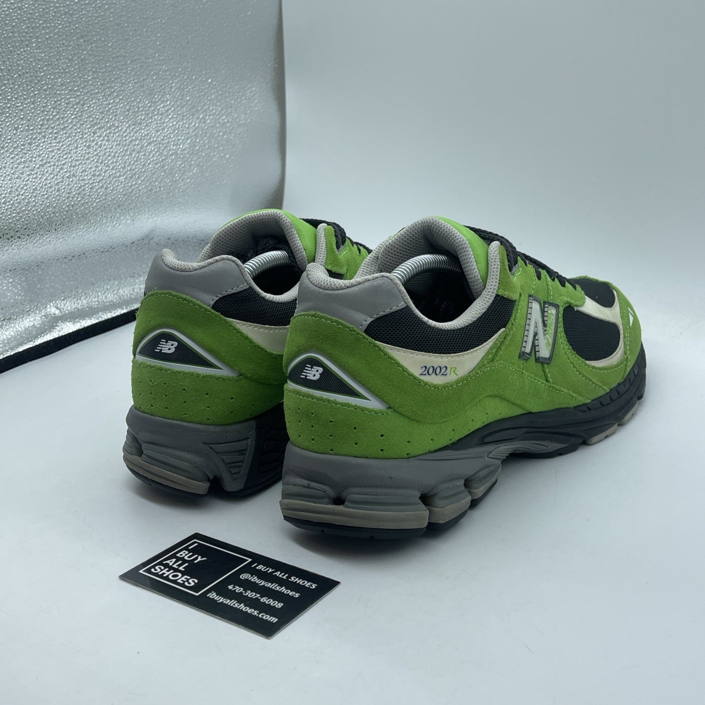Size 10.5 - New Balance 2002R Good Vibes Pack - Green Apple Suede (M2002RGZ)