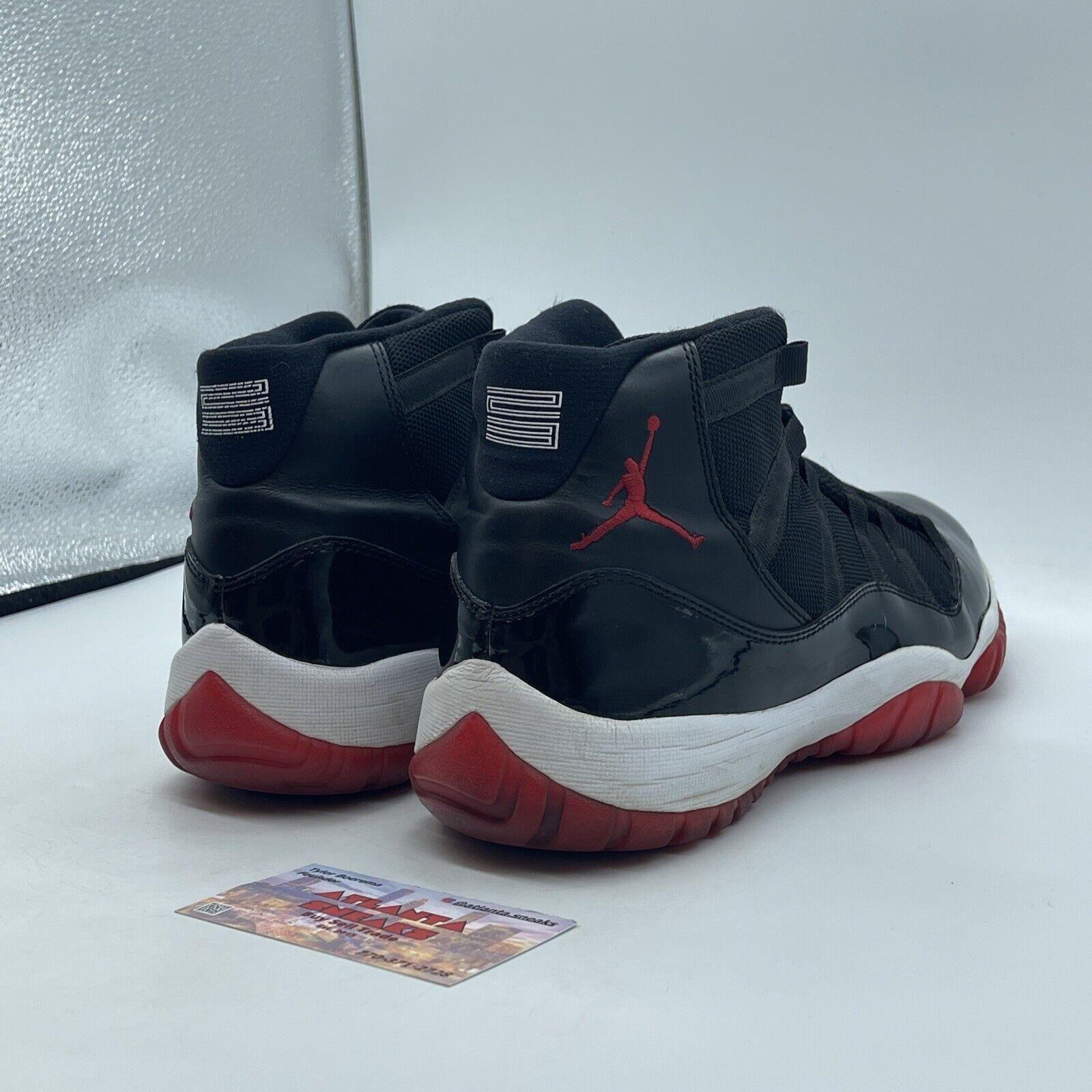 Size 10 - Jordan 11 Retro Bred 2012 Black Red White (378037-010)