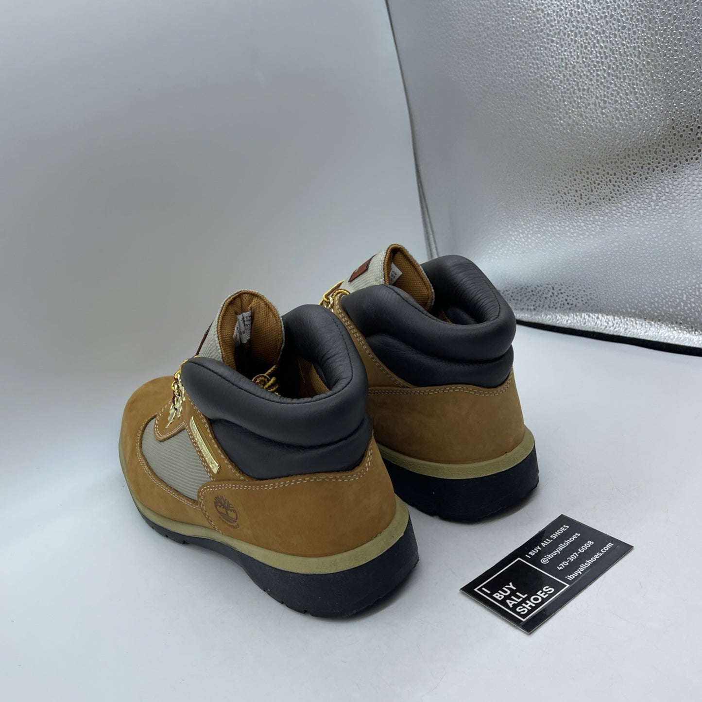 Size 13 - Timberland Field Boot Waterproof Wheat Nubuck (0A18RI)