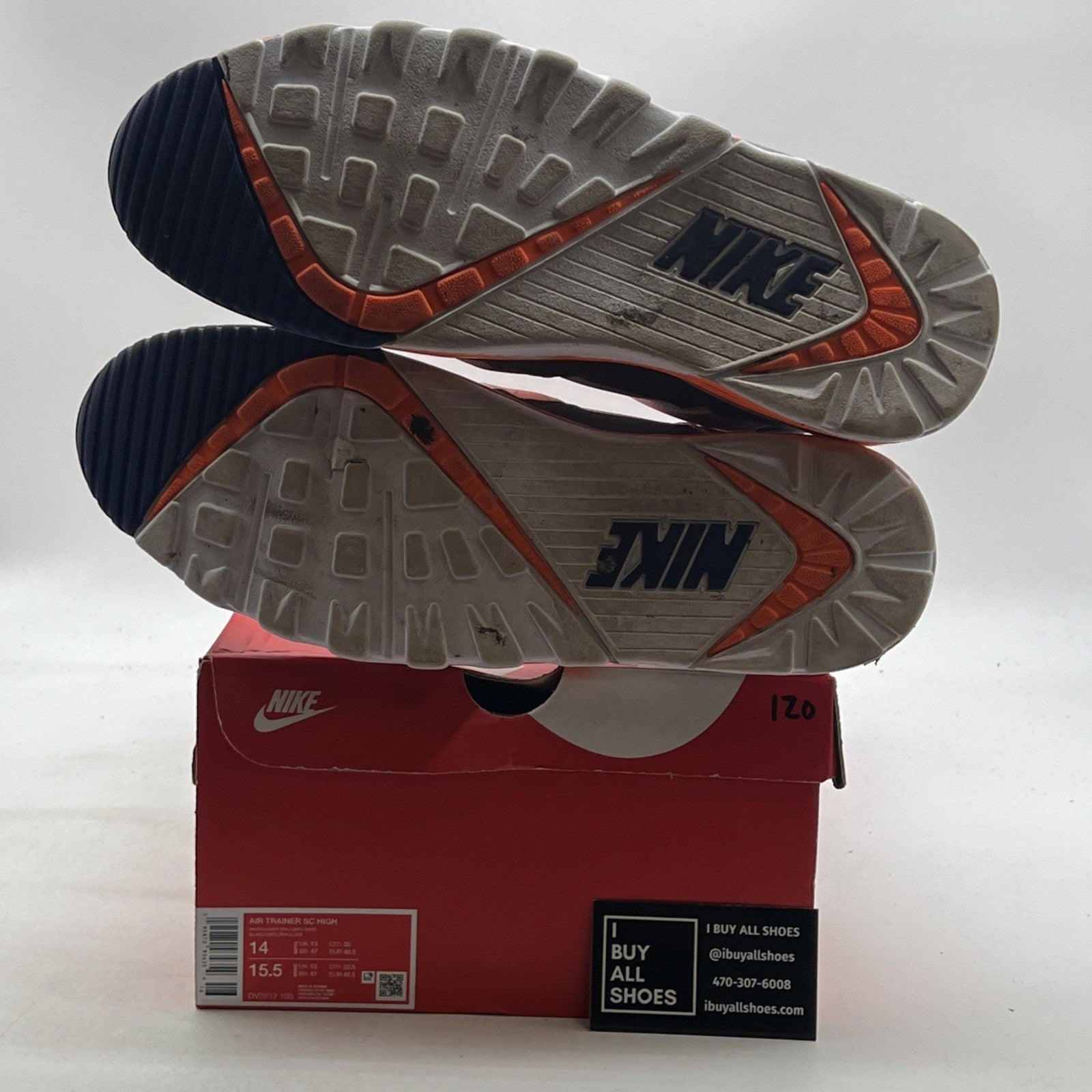 Size 14 - Nike Air Trainer SC High Auburn (DV2212-100)