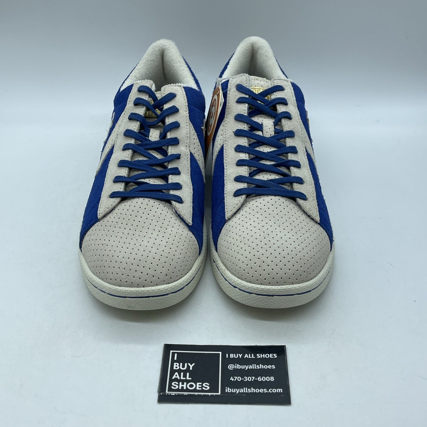 Size 13 - Converse Pro Leather Ox Low Top White Game Royal-White (105602)