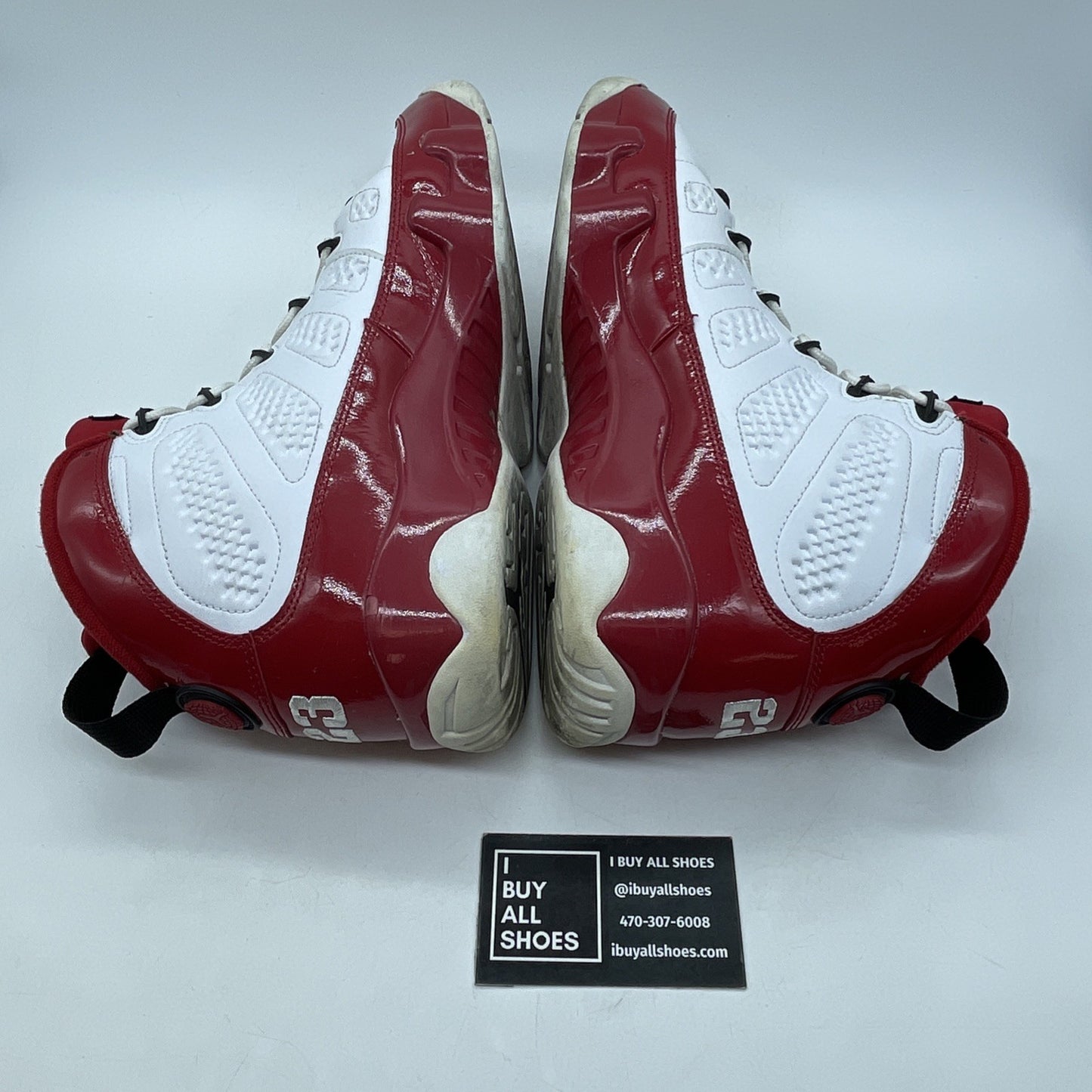 Size 10 - Air Jordan 9 Retro Gym Red White Black Leather (302370-160)