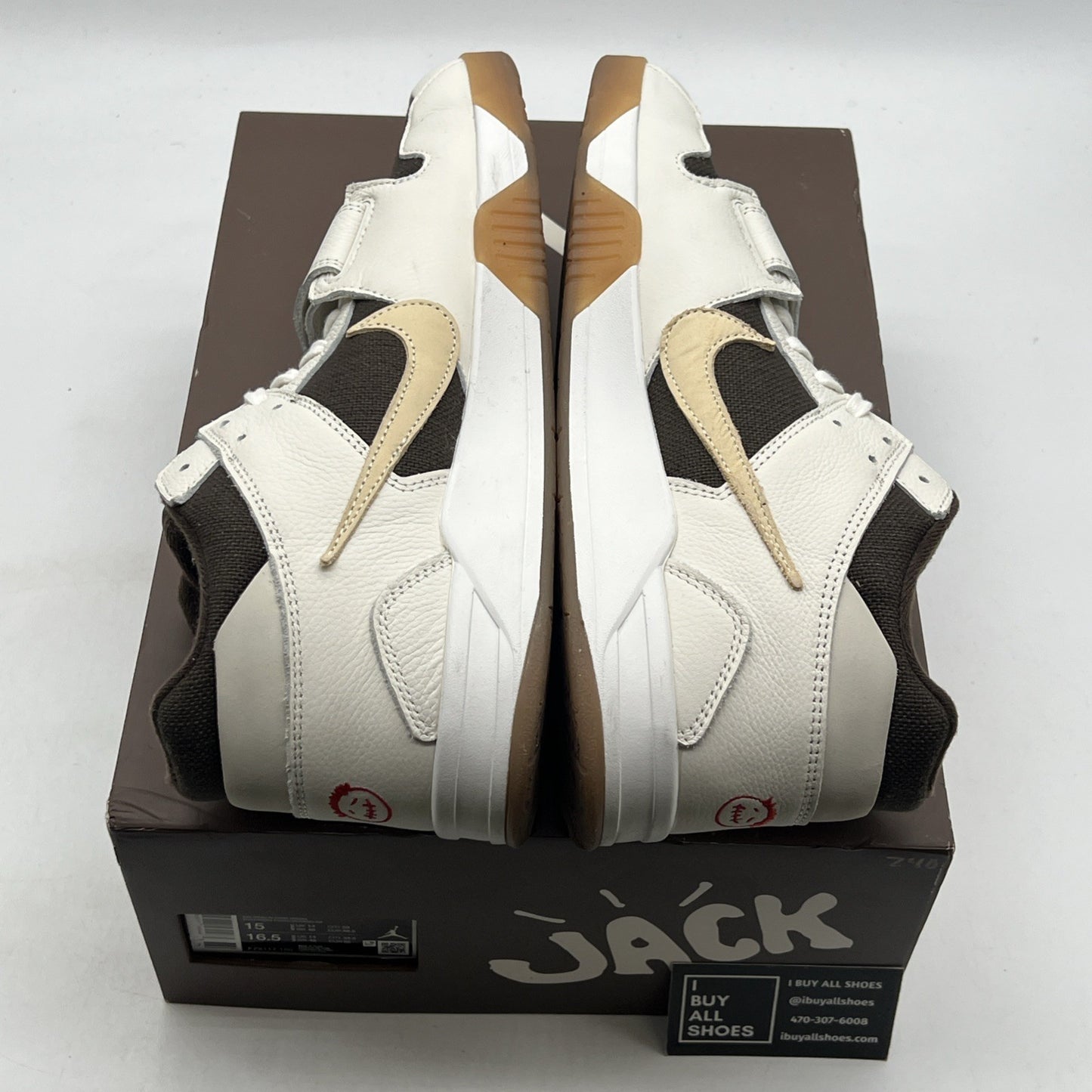 Size 15 - Travis Scott x Jordan Jumpman Jack TR Sail (FZ8117-100)