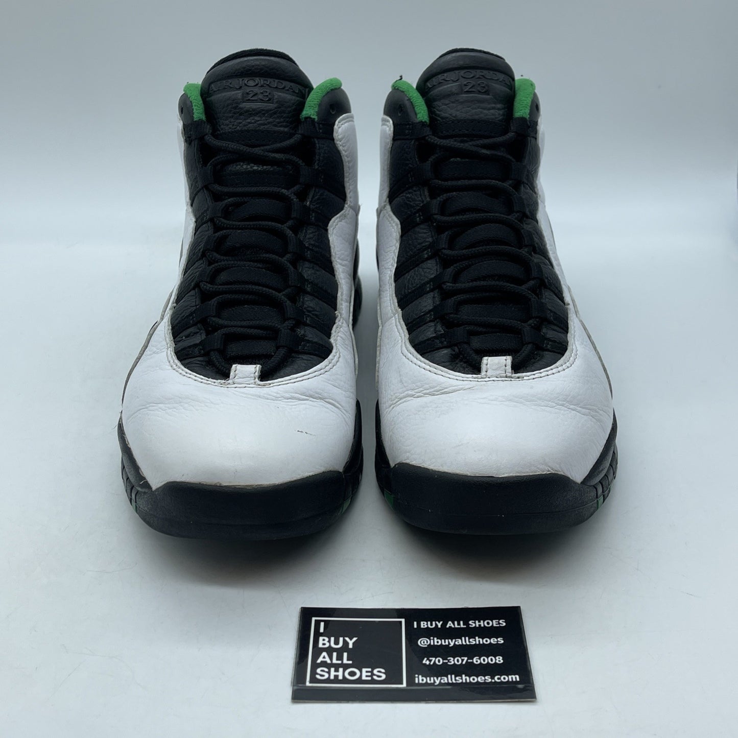 Size 12 - Air Jordan 10 Retro 2019 Seattle Green White Leather (310806-137)