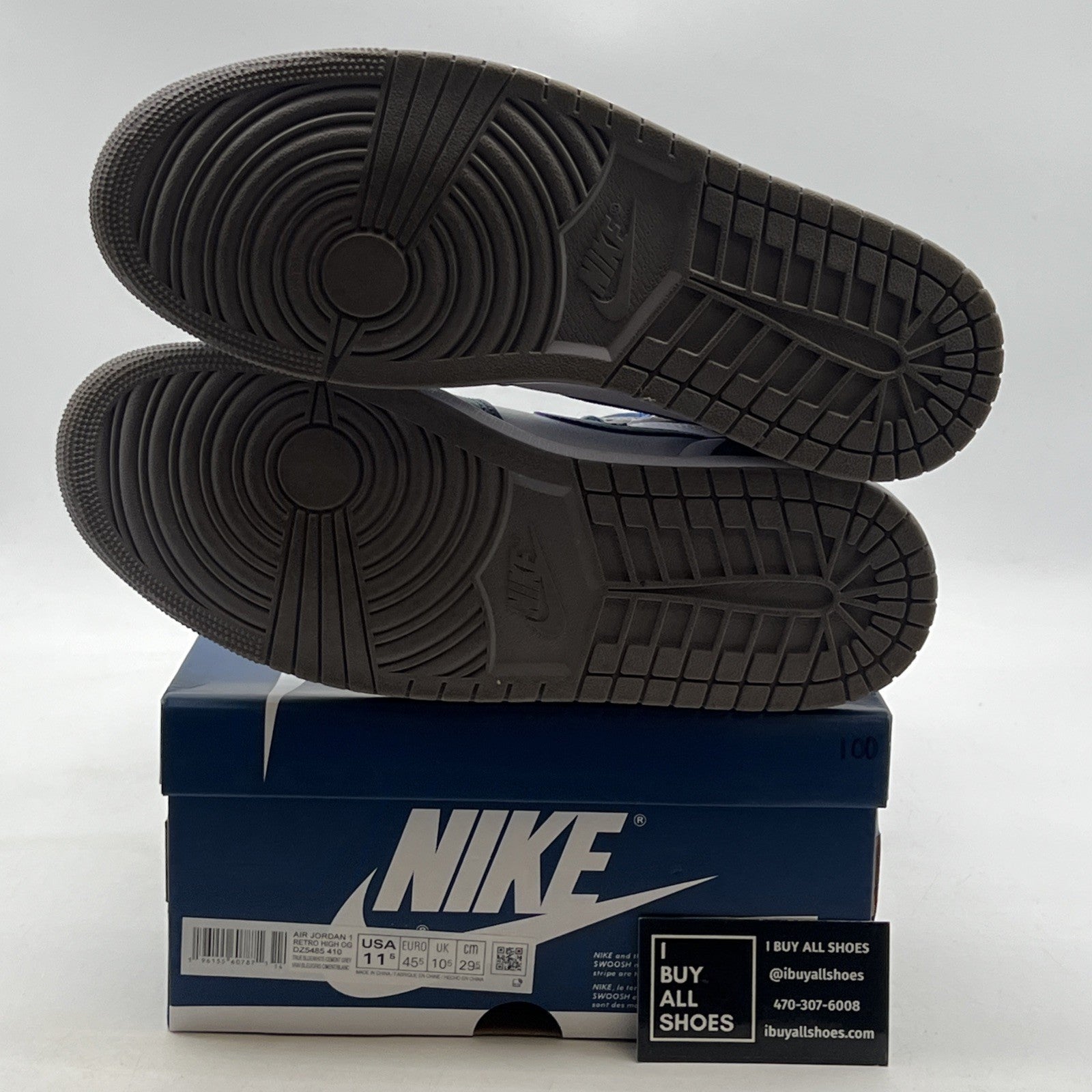 Size 11.5 - Air Jordan 1 Retro OG High True Blue (DZ5485-410)