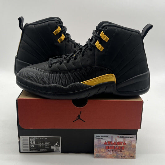 Size 8.5 - Air Jordan 12 Retro Mid Black Taxi (CT8013-071)