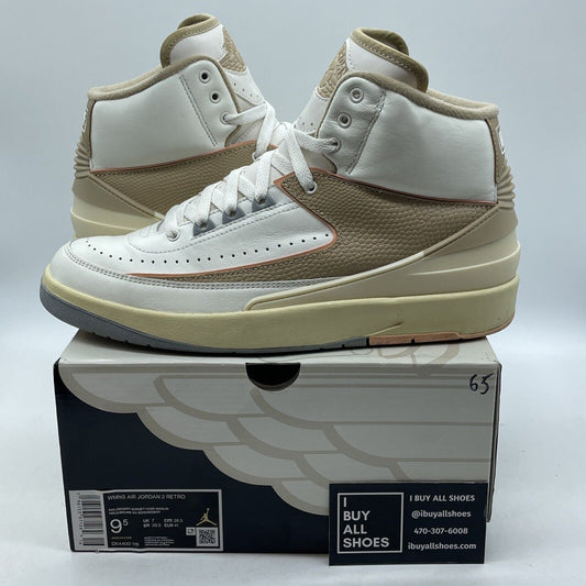 Size 9.5W - Air Jordan 2 Retro Sunset Haze Brown Leather (DX4400-118)