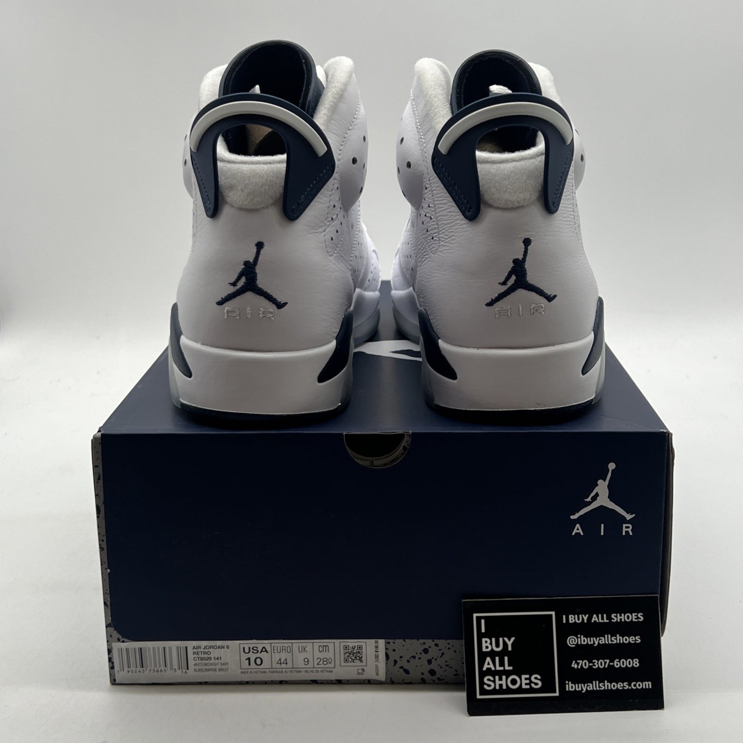 Size 10 - Air Jordan 6 Retro Midnight Navy (CT8529-141)