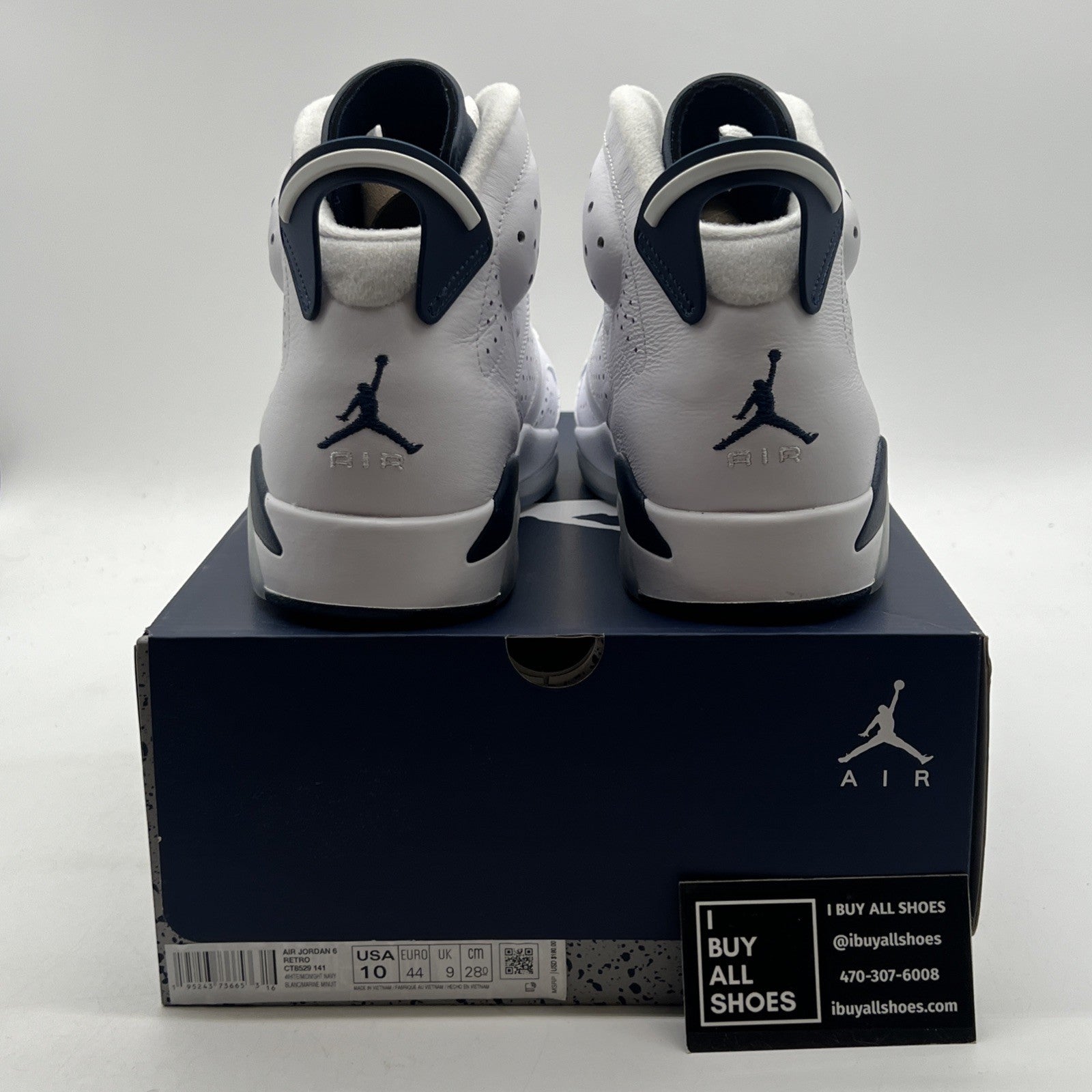 Size 10 - Air Jordan 6 Retro Midnight Navy (CT8529-141)