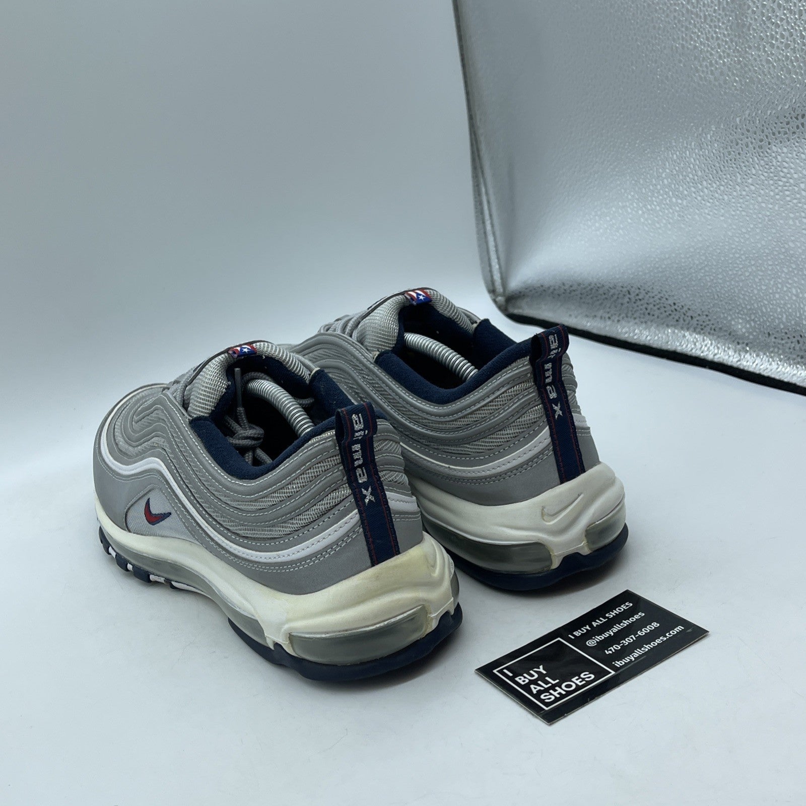 Size 12 - Nike Air Max 97 OG SP Puerto Rico Grey Suede Leather (DH2319-001)