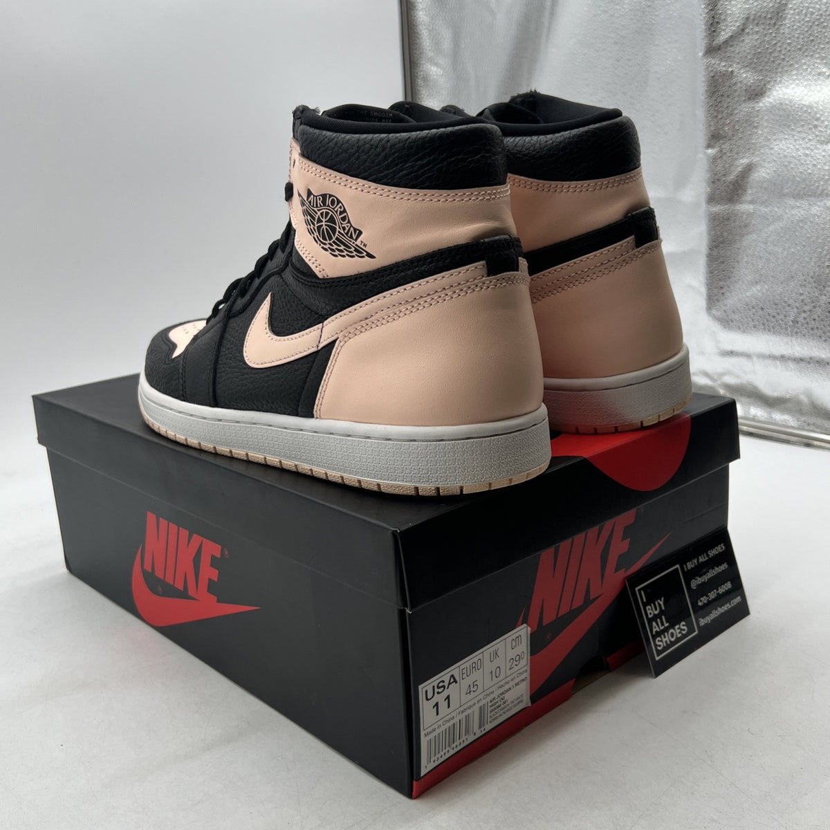 Size 11 - Air Jordan 1 Retro OG High Crimson Tint (555088-081)