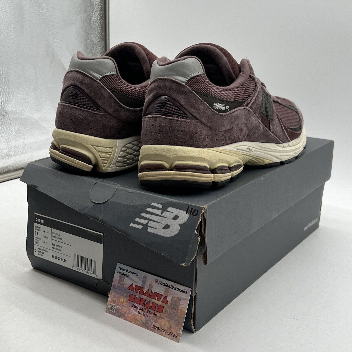 Size 11 - New Balance 2002R Truffle White Suede (M2002RCD)