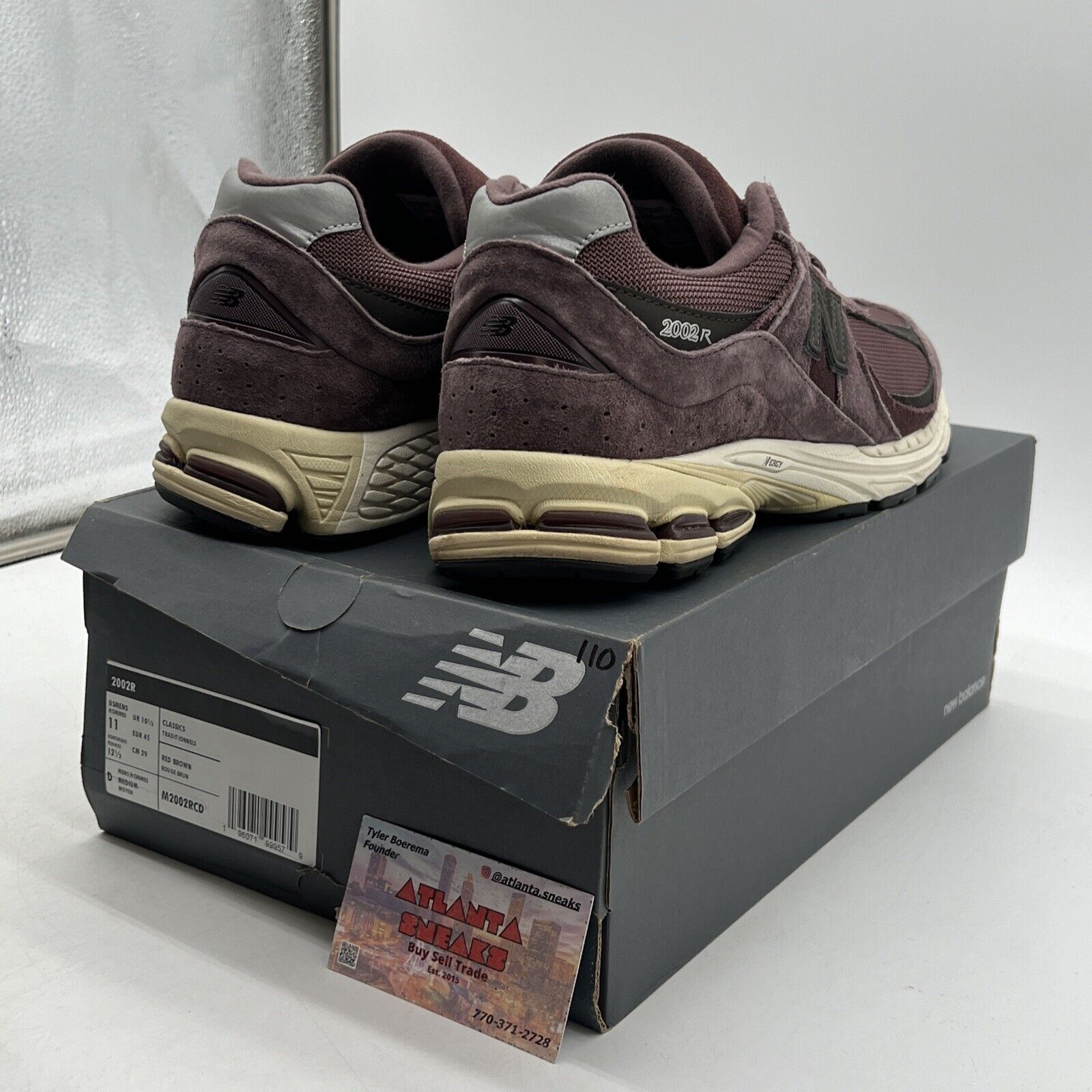 Size 11 - New Balance 2002R Truffle White Suede (M2002RCD)