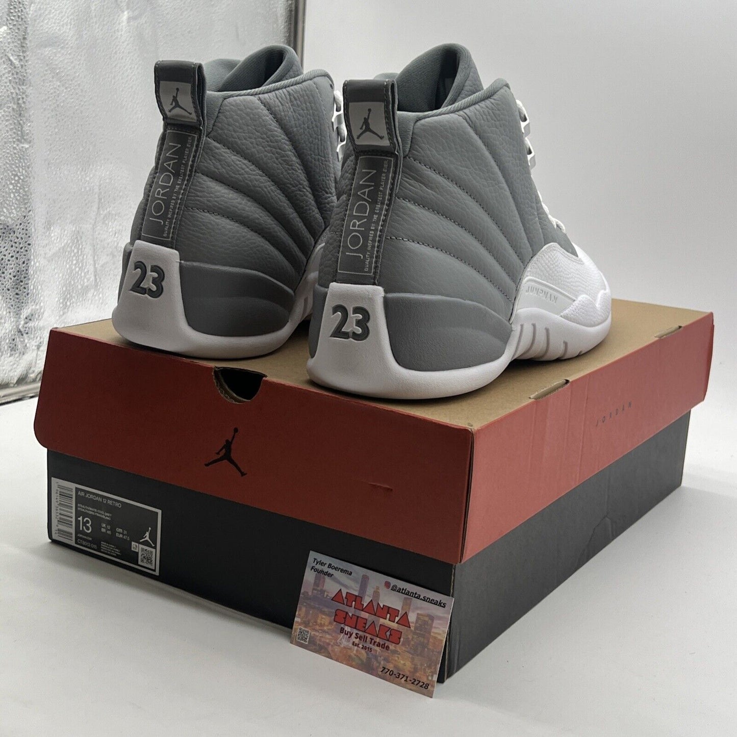 Size 13 - Air Jordan 12 Stealth 2022 (CT8013-015)