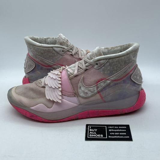 Size 11.5 - Nike Kevin Durant KD 12 AUNT PEARL Pink Suede Leather  (CT2740 900)