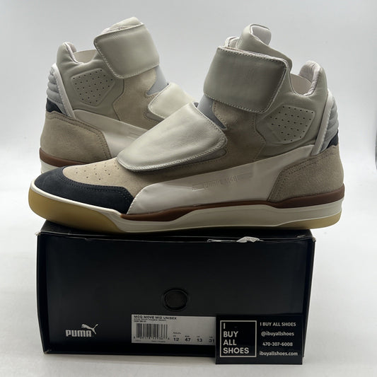 Size 13 - PUMA Move Mid x Alexander McQueen Silver Birch/Mojave Desert