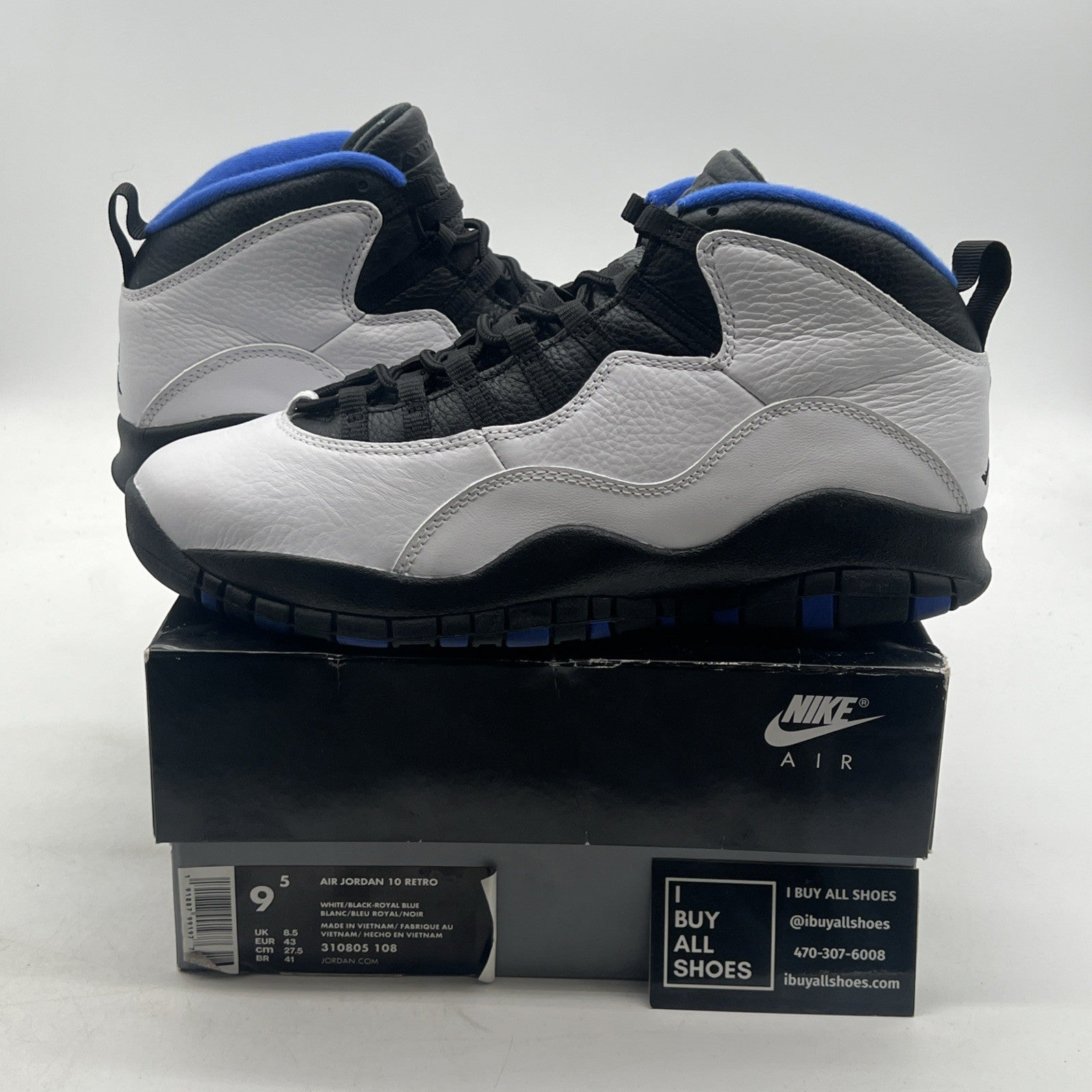 Size 9.5 - Air Jordan 10 Retro 2018 Orlando (310805-108)