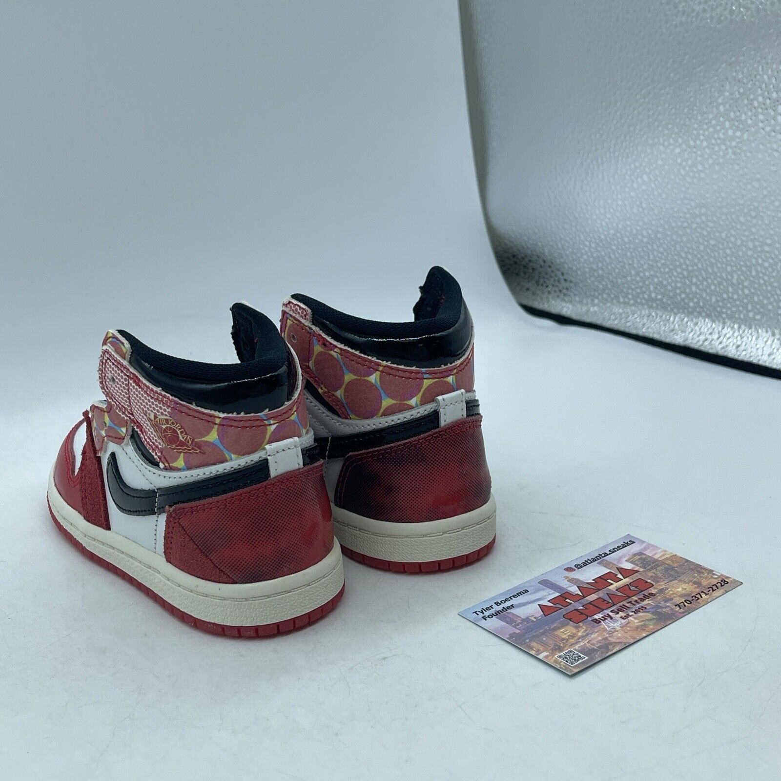 Toddler's Size 7.5C - Jordan 1 Retro High "Across The Spiderverse" (DV1750-601)