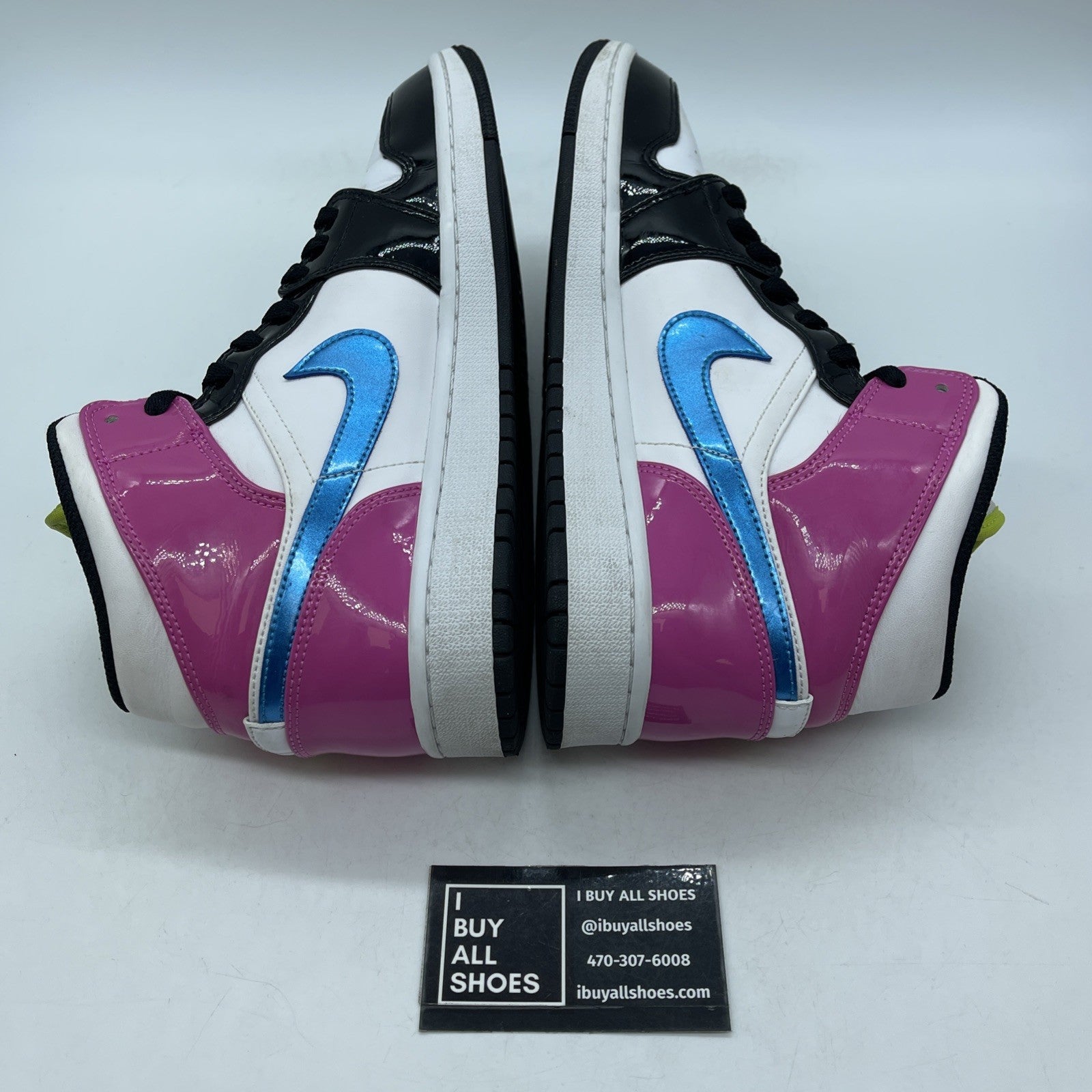 Size 9.5 - Air Jordan 1 SE Mid Cyber Active Fuchsia Leather (CZ9834-100)